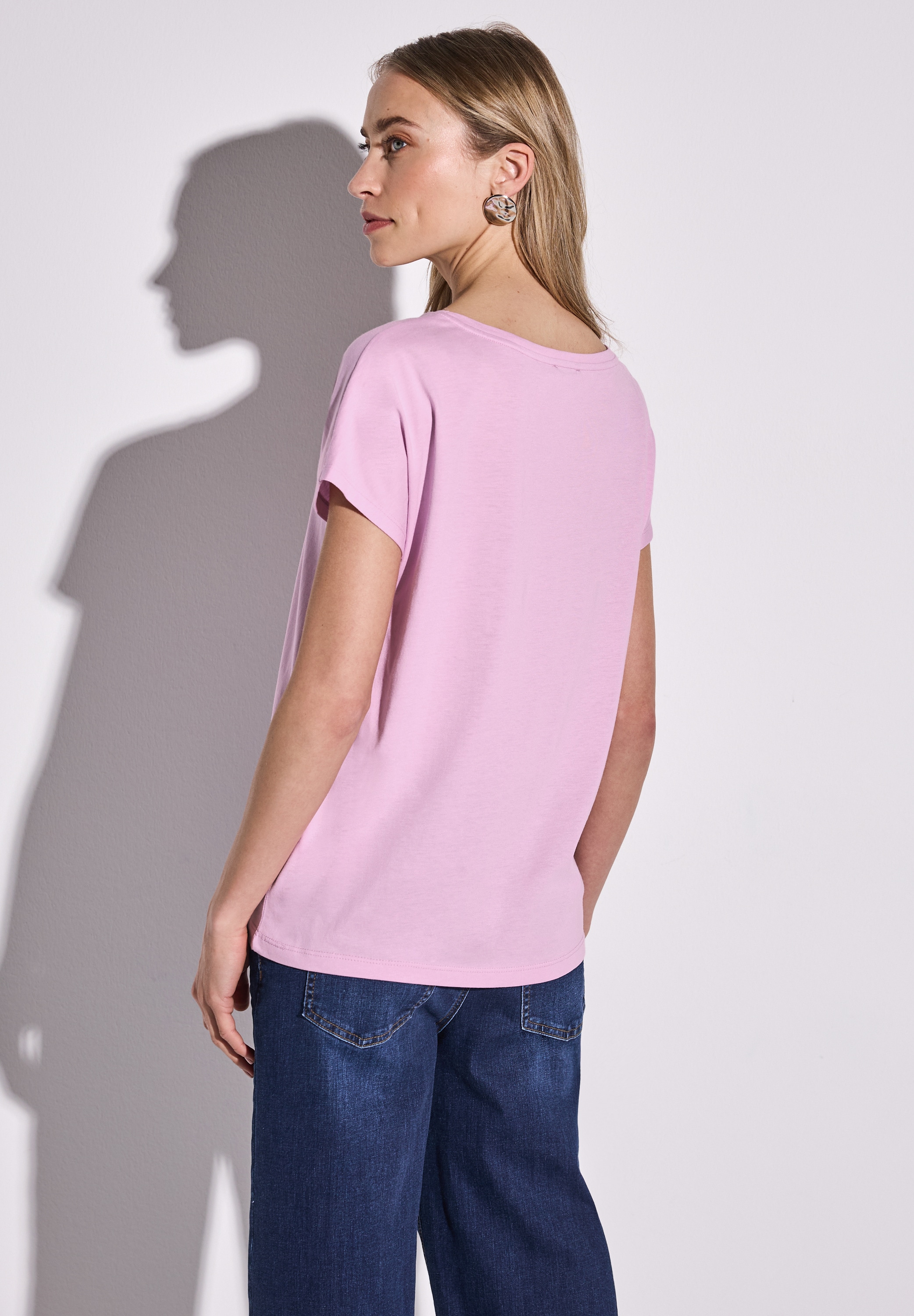 STREET ONE T-Shirt, im soften Baumwoll-Mix