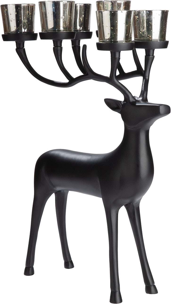 GILDE Skulptur »Figur Hirsch Ciervo Geweih«