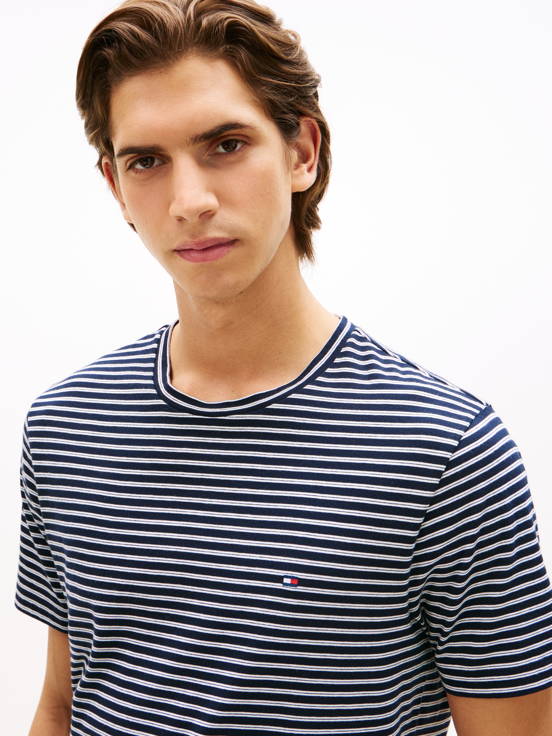 Tommy Hilfiger T-Shirt »SEASONAL STRIPE« Regular fit, gestreift, Rundhals