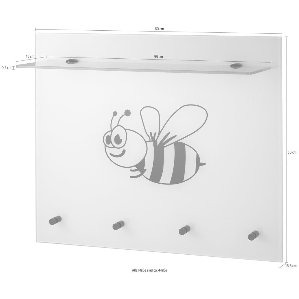 GGG MÖBEL Garderobenpaneel »Biene«