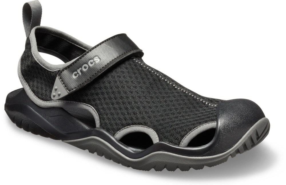 Crocs Sandale "Swiftwater Mesh Deck Sandal", Badesandale, Sommerschuh mit K günstig online kaufen