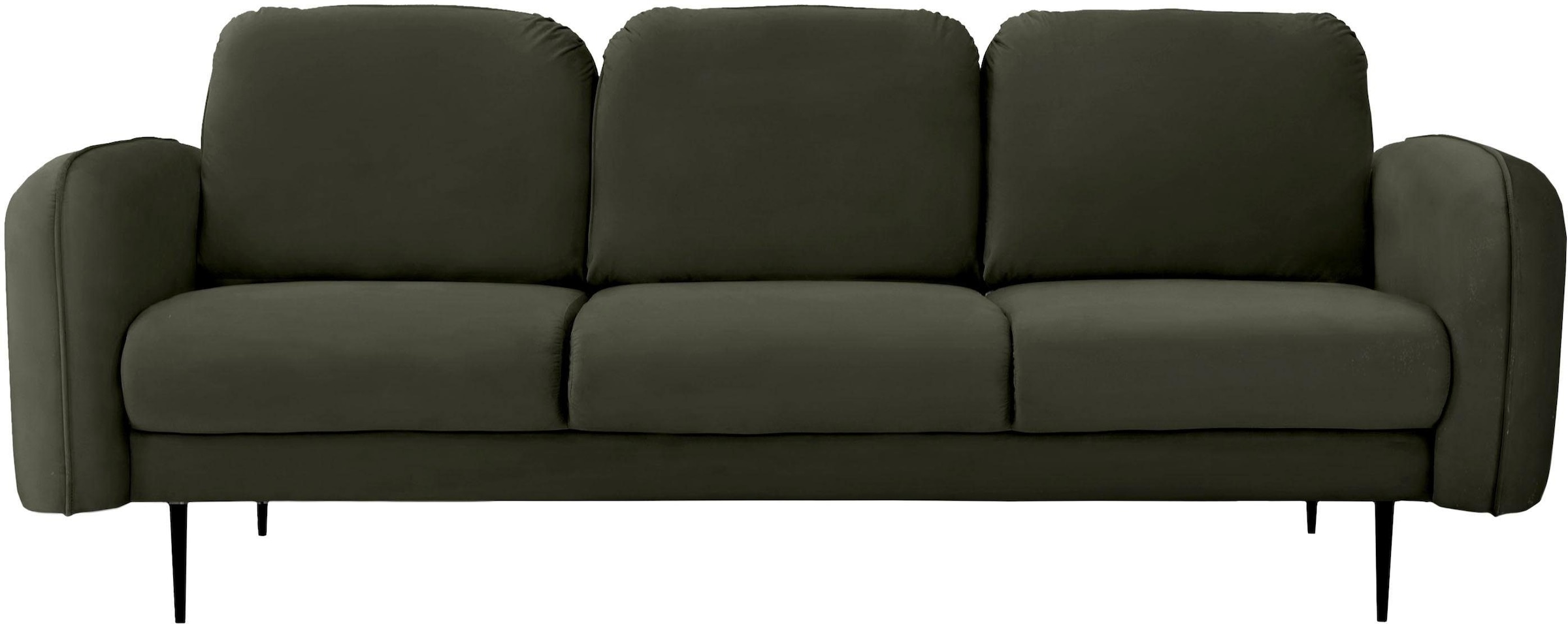 Home affaire 3-Sitzer "Skidi" mit losen Rückenkissen und Keder oben auf der günstig online kaufen