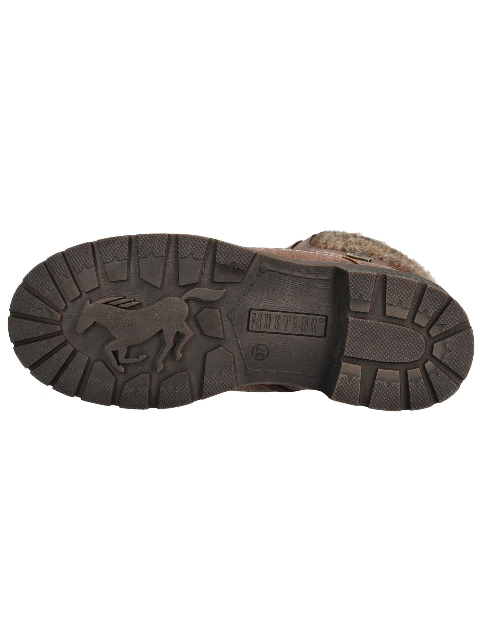 Mustang Shoes Schnürstiefelette »Mustang Shoes Stiefelette Lederimitat/Textil«