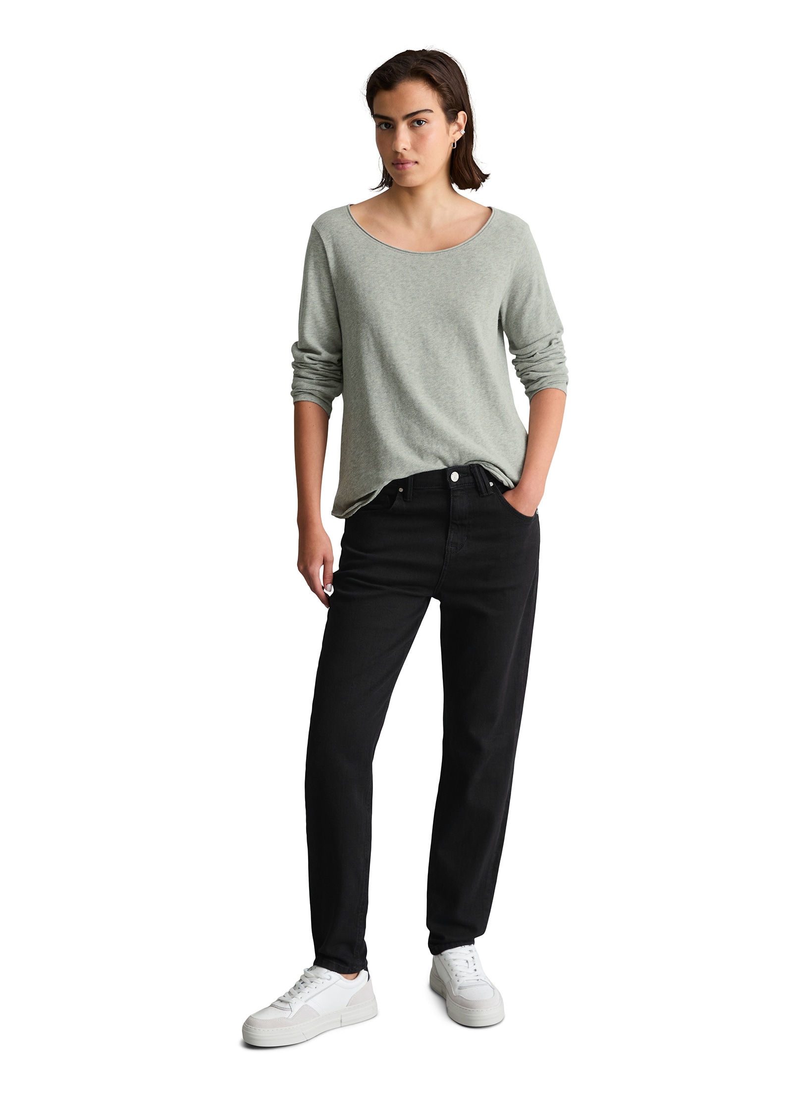 Marc O'Polo DENIM Langarmshirt »aus Organic Cotton«