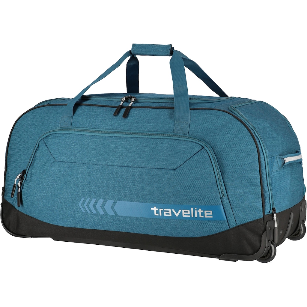 travelite Reisetasche »Kick Off XL, 77 cm«, Duffle Bag Reisegepäck Sporttasche Reisebag mit Trolleyfunktion