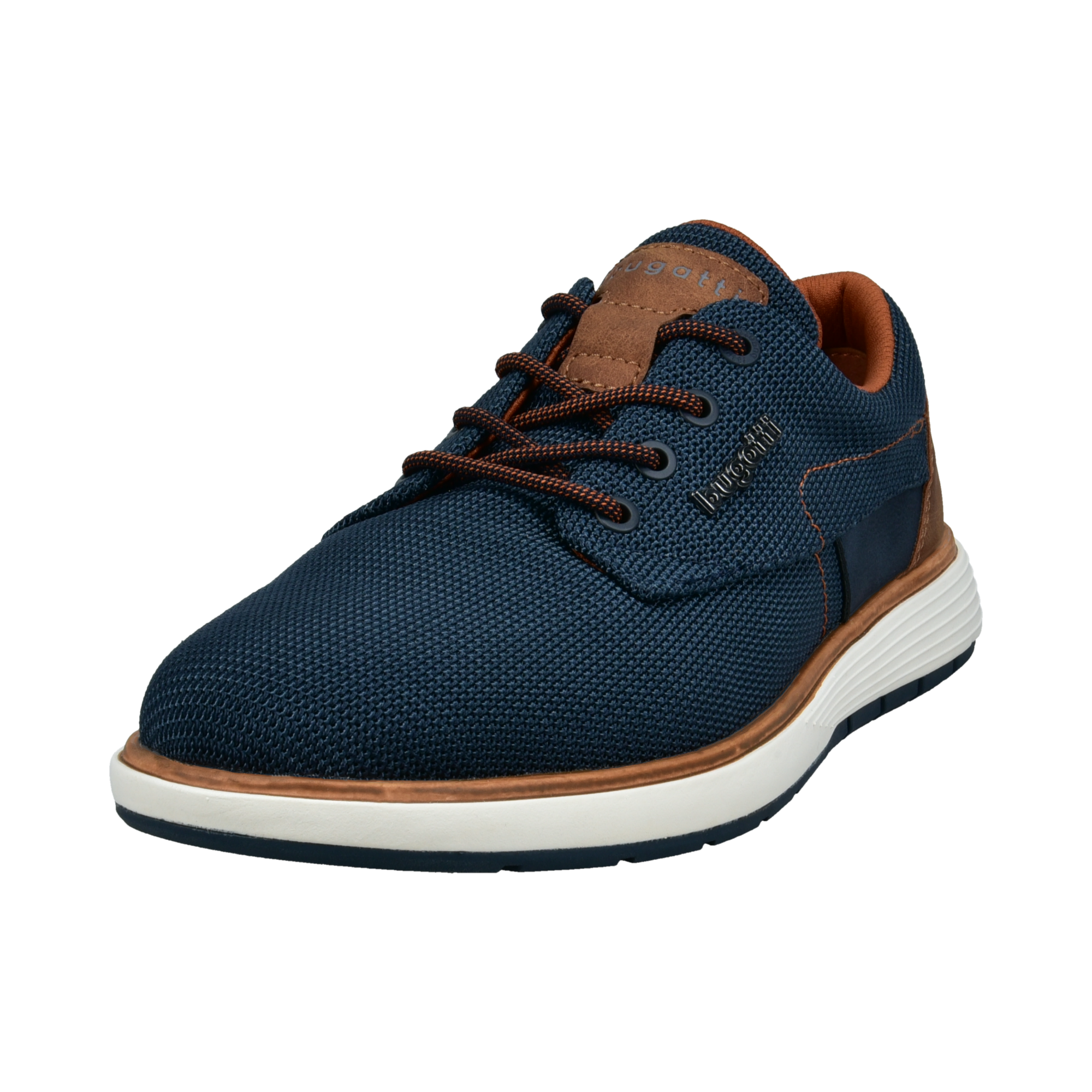 bugatti Schnürschuh Schnürschuh, Halbschuh mit Kontrastbesatz an der Ferse günstig online kaufen