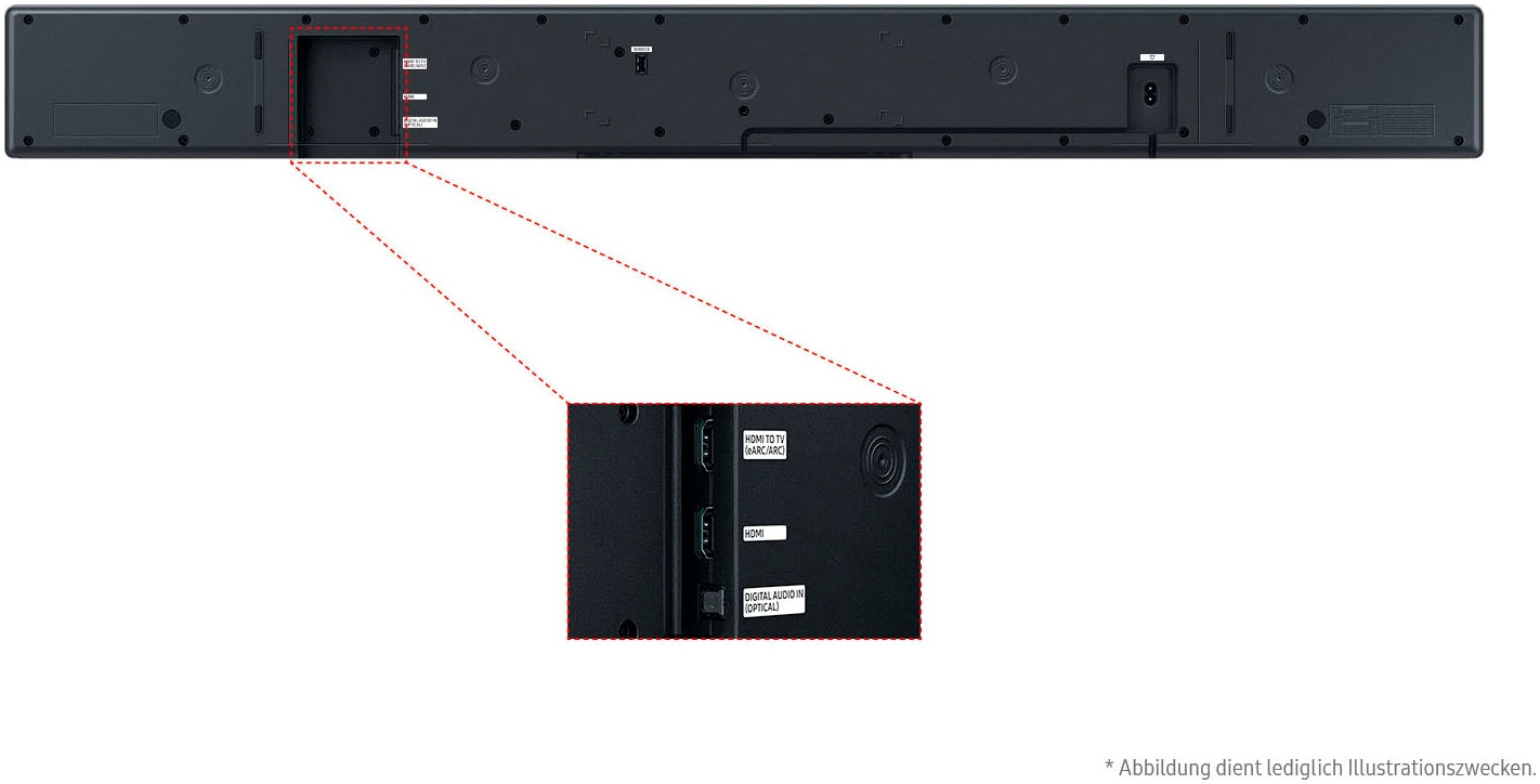 Samsung Soundbar »HW-QS710GF Q-Soundbar«, 3.1.2-Kanal Sound System, SpaceFit Sound Pro, Flexible Positionierung