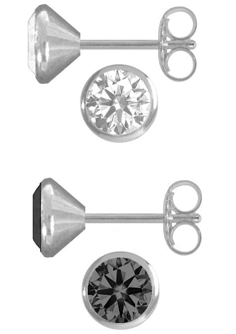 Firetti Ohrstecker-Set »Multipack Schmuck Geschenk Silber 925 Ohrstecker Glitzerstein«, (Set, 4 tlg.), mit Zirkonia (synth.)