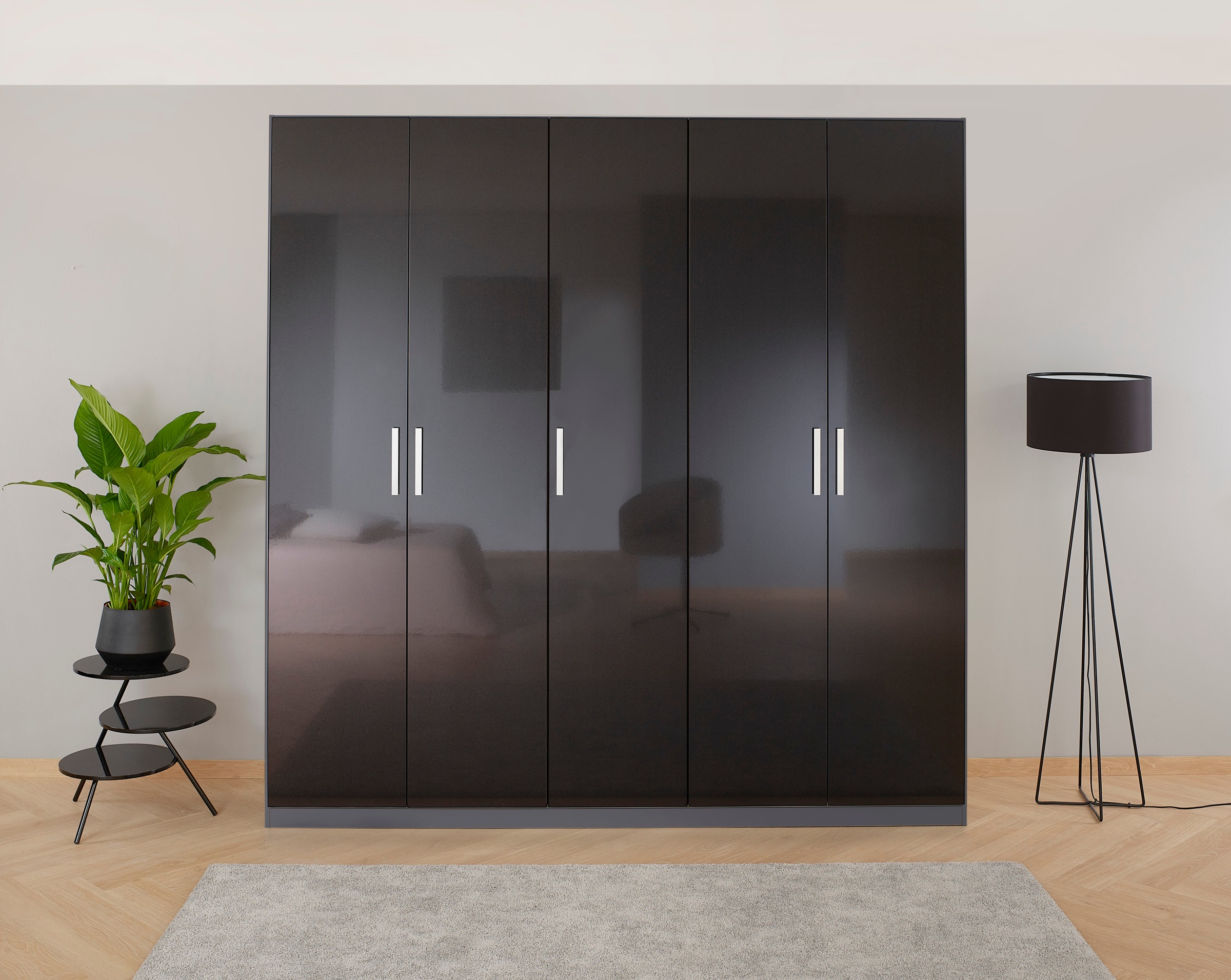 rauch Drehtürenschrank "Kleiderschrank Schrank Garderobe KOLUNA mit Hochgla günstig online kaufen