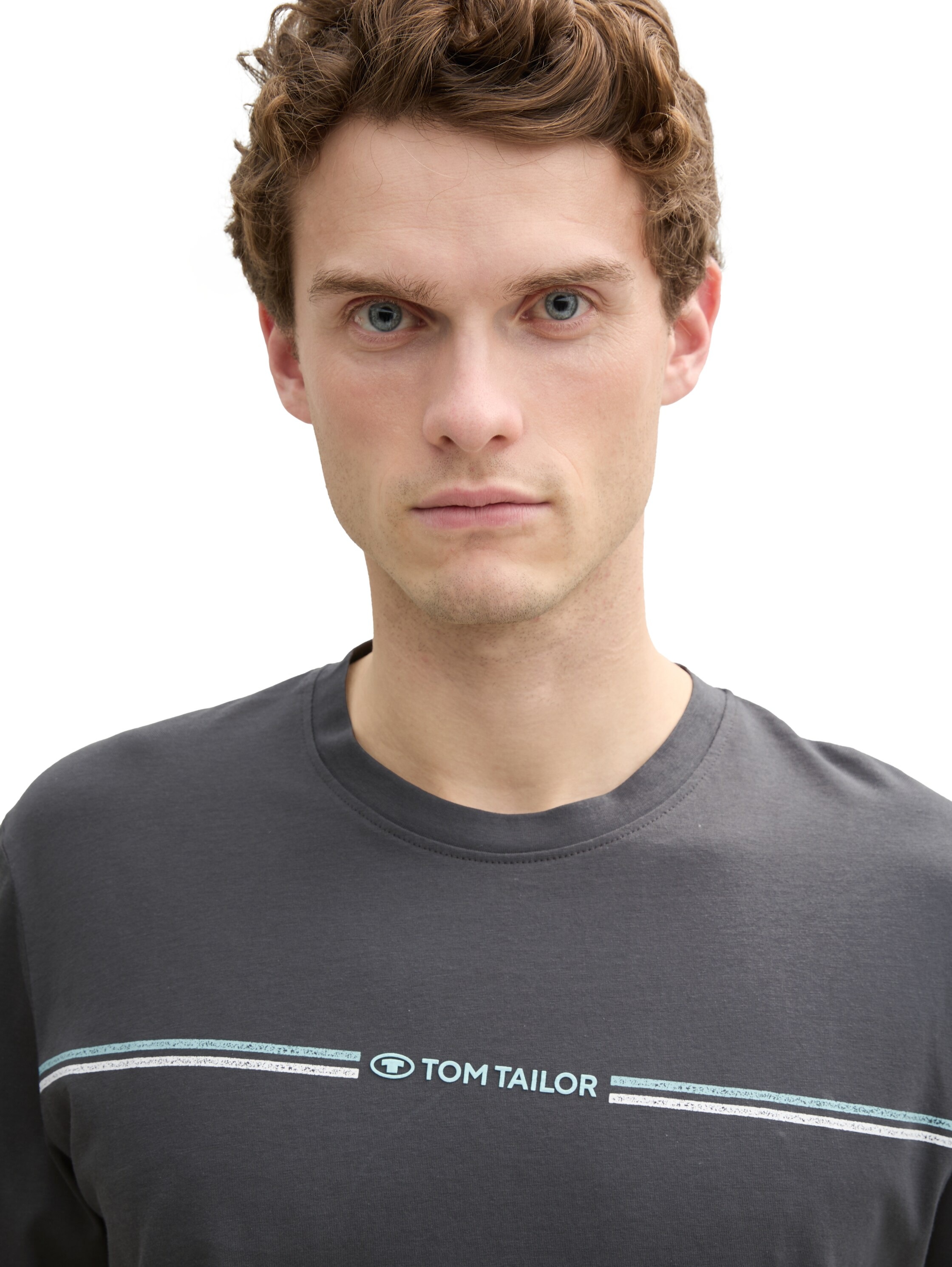 TOM TAILOR T-Shirt, mit Logofrontprint