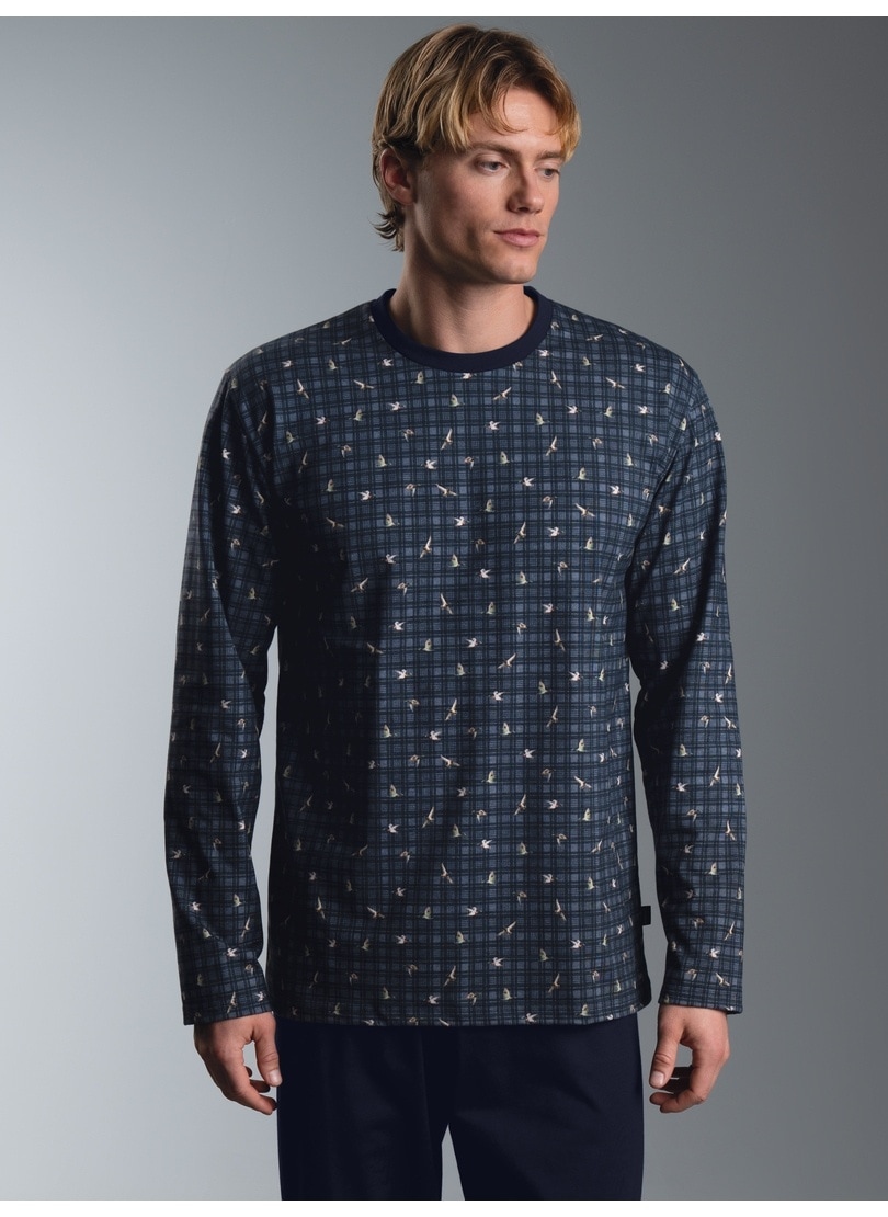 Trigema Schlafanzug »TRIGEMA Pyjama Oberteil mit Entenmuster« 1