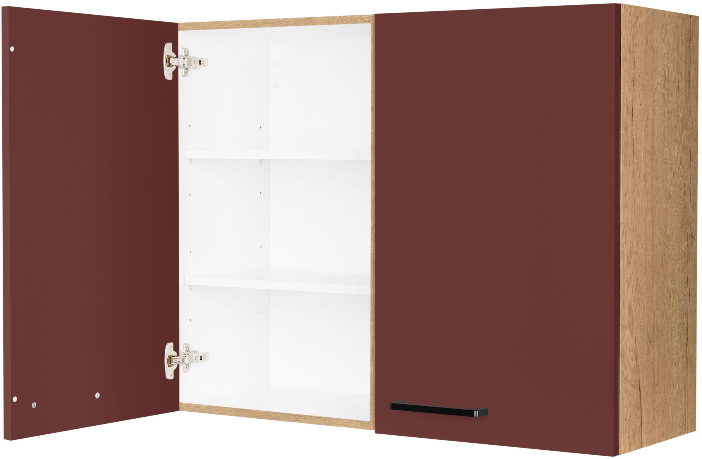 nobilia® Hängeschrank »"Easytouch", vormontiert, mit zwei Einlegeböden,«, Breite 90 cm