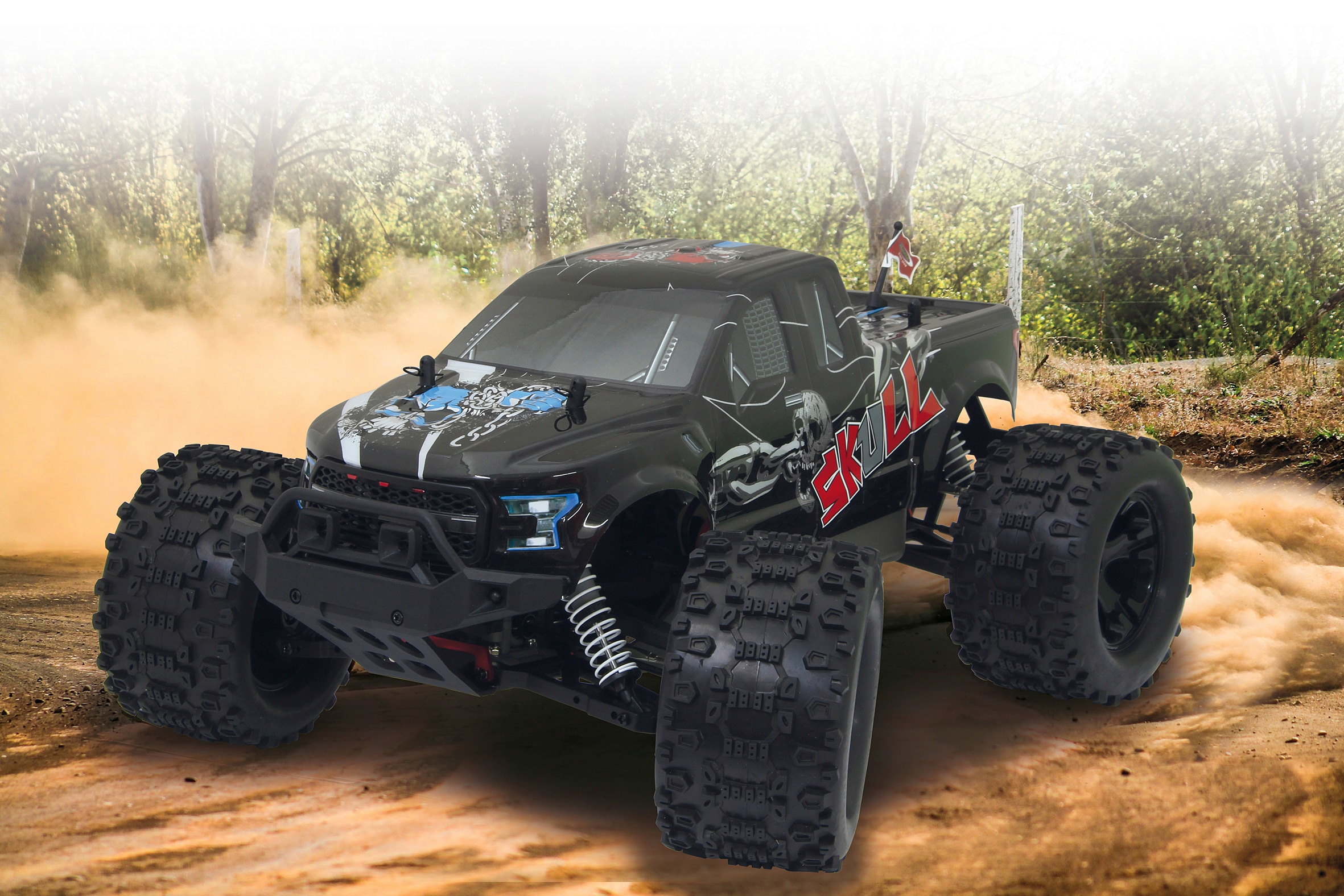 Jamara RC-Monstertruck »Skull Monstertruck 4WD«, 1:10, 2,4 GHz