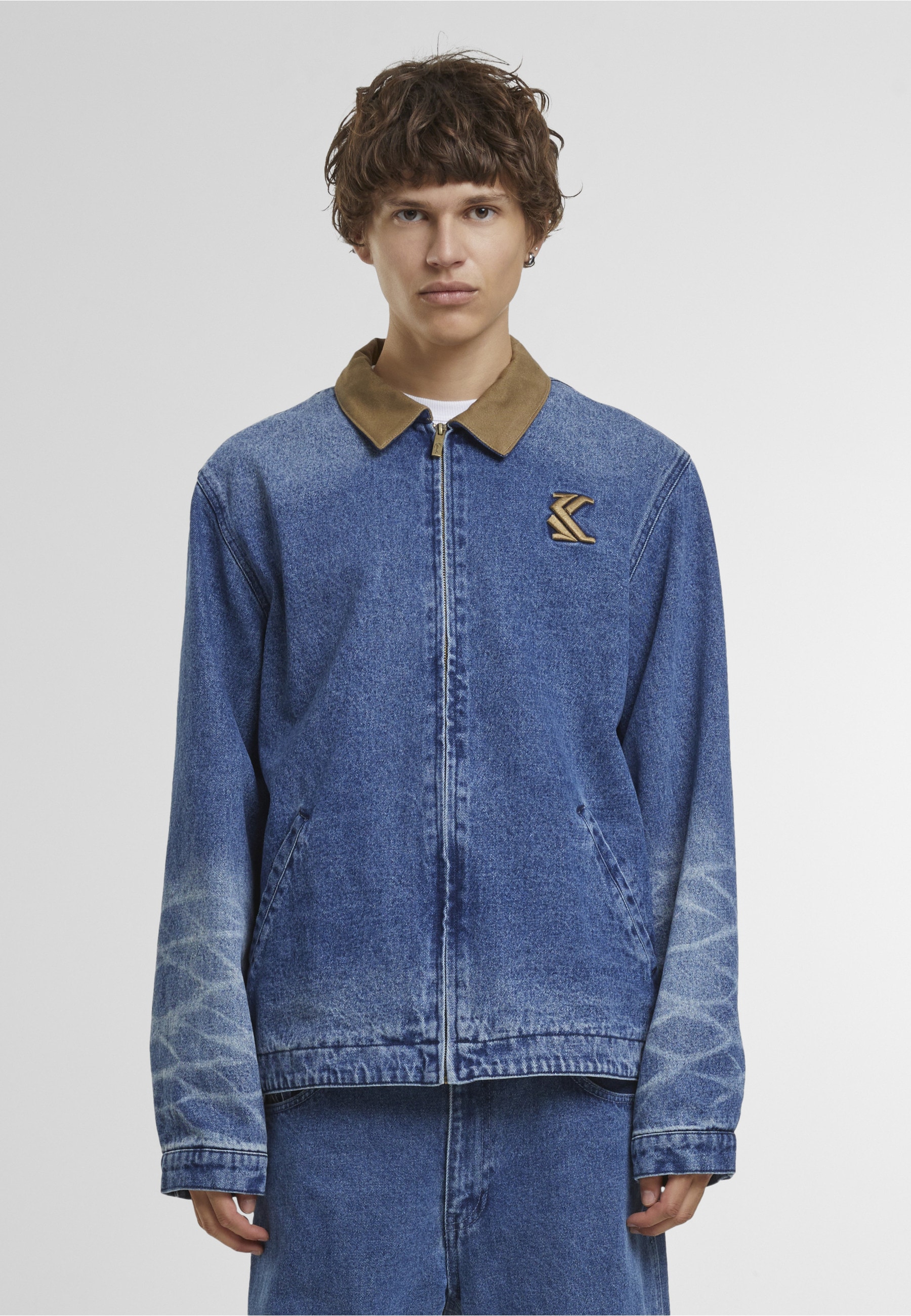 Karl Kani Jeansjacke »Karl Kani Karl Kani Og Washed Denim Jacket« 1 Stk. tlg. ohne Kapuze
