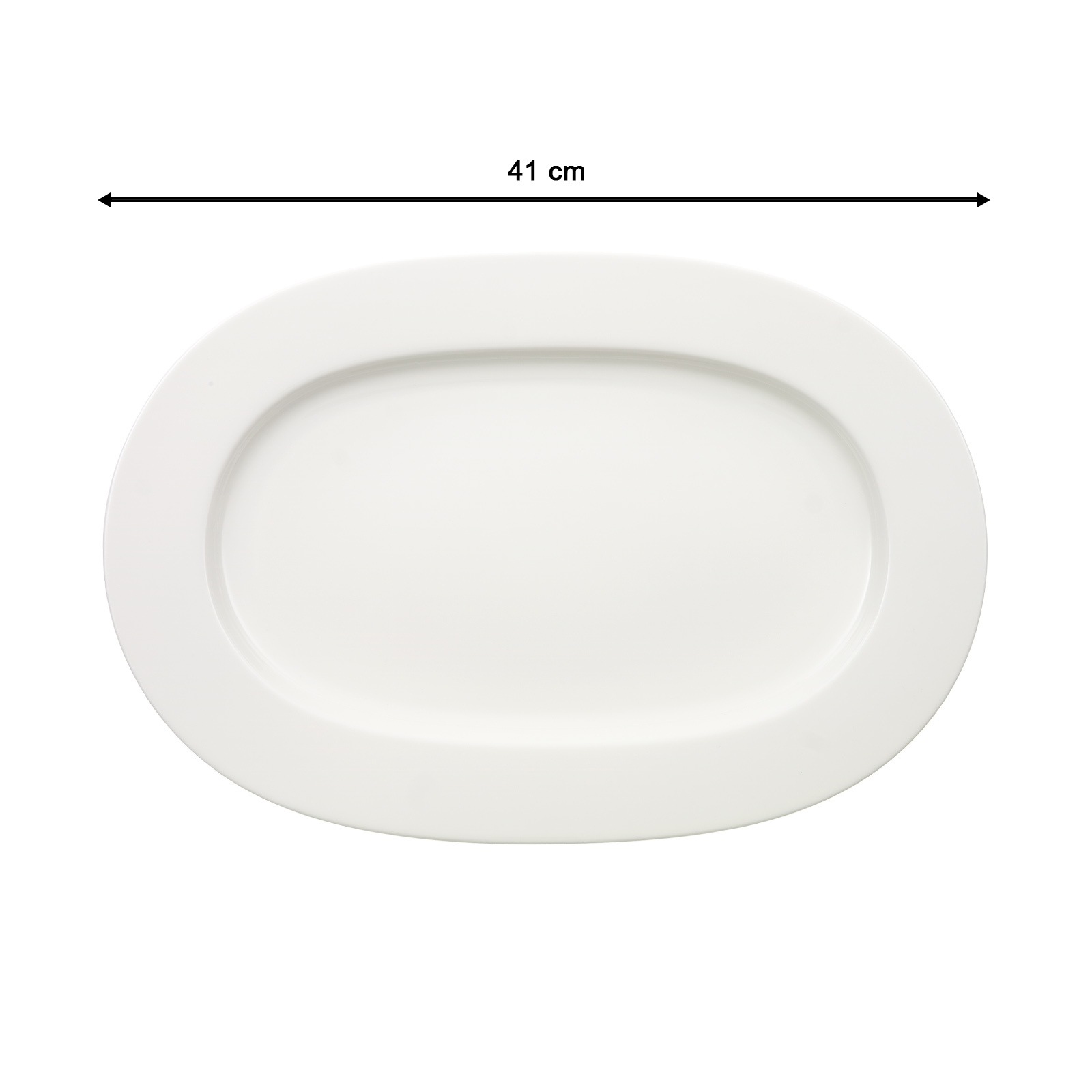 Villeroy & Boch Servierplatte "Servierplatte oval Royal 41 cm weiß" günstig online kaufen