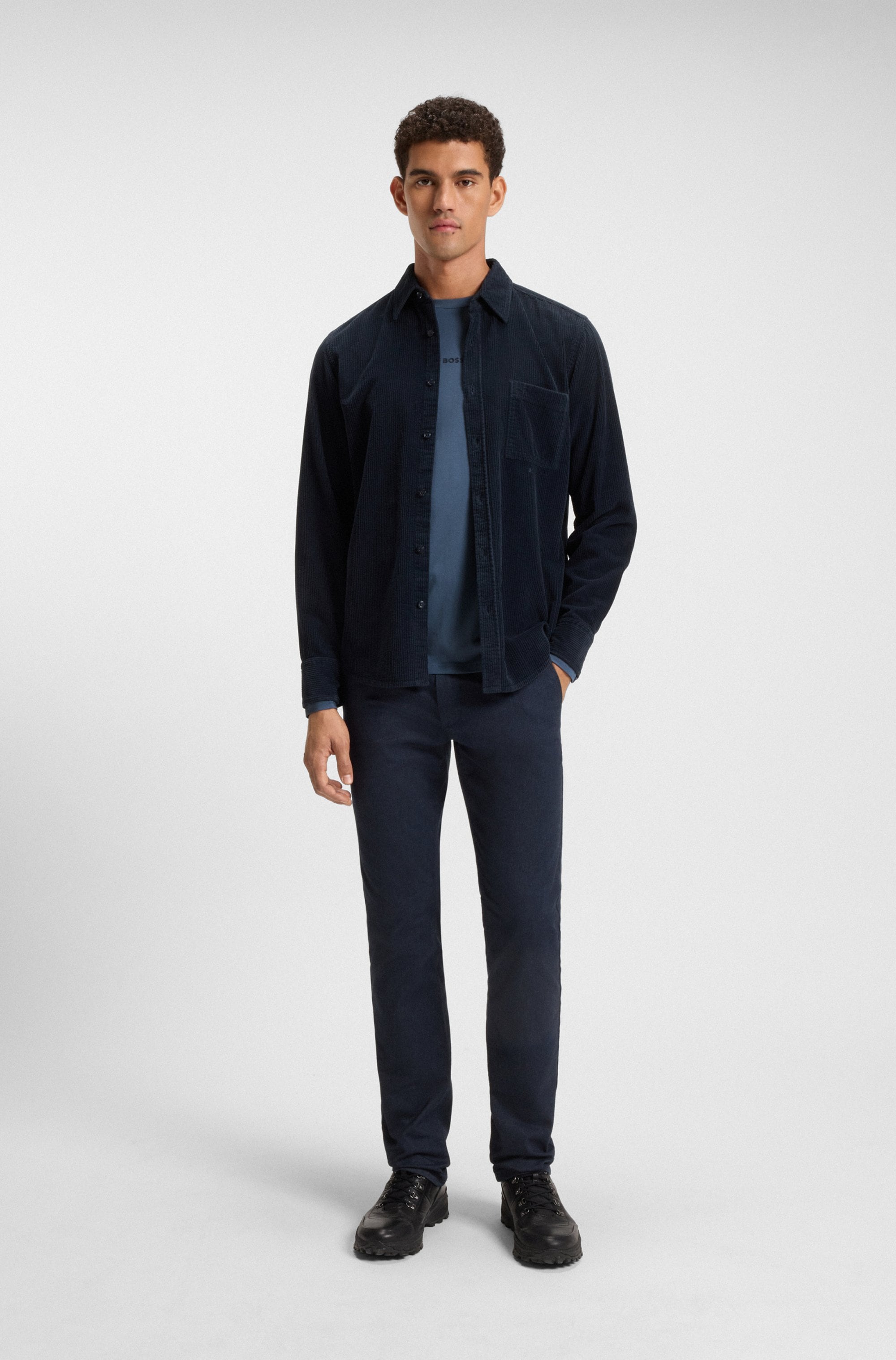 BOSS ORANGE Langarmshirt »TChark« mit Logo-Schriftzug