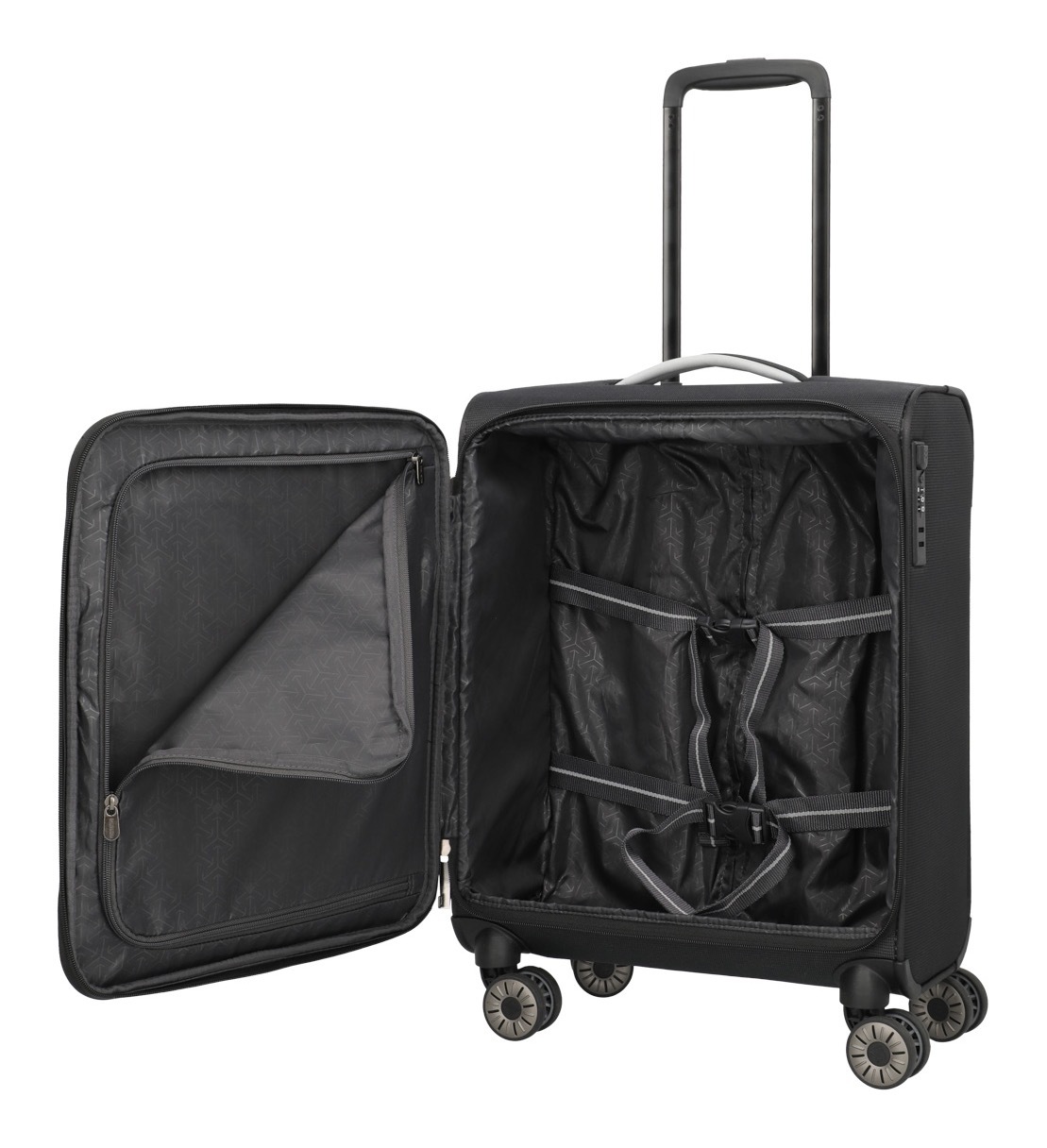 Thumbnail - travelite Handgepäck-Trolley "JETPACK Multi Light 4 Cabin, konzipiert für Condor & Ryanair", 4 Rollen, Weichgepäck-Koffe...
