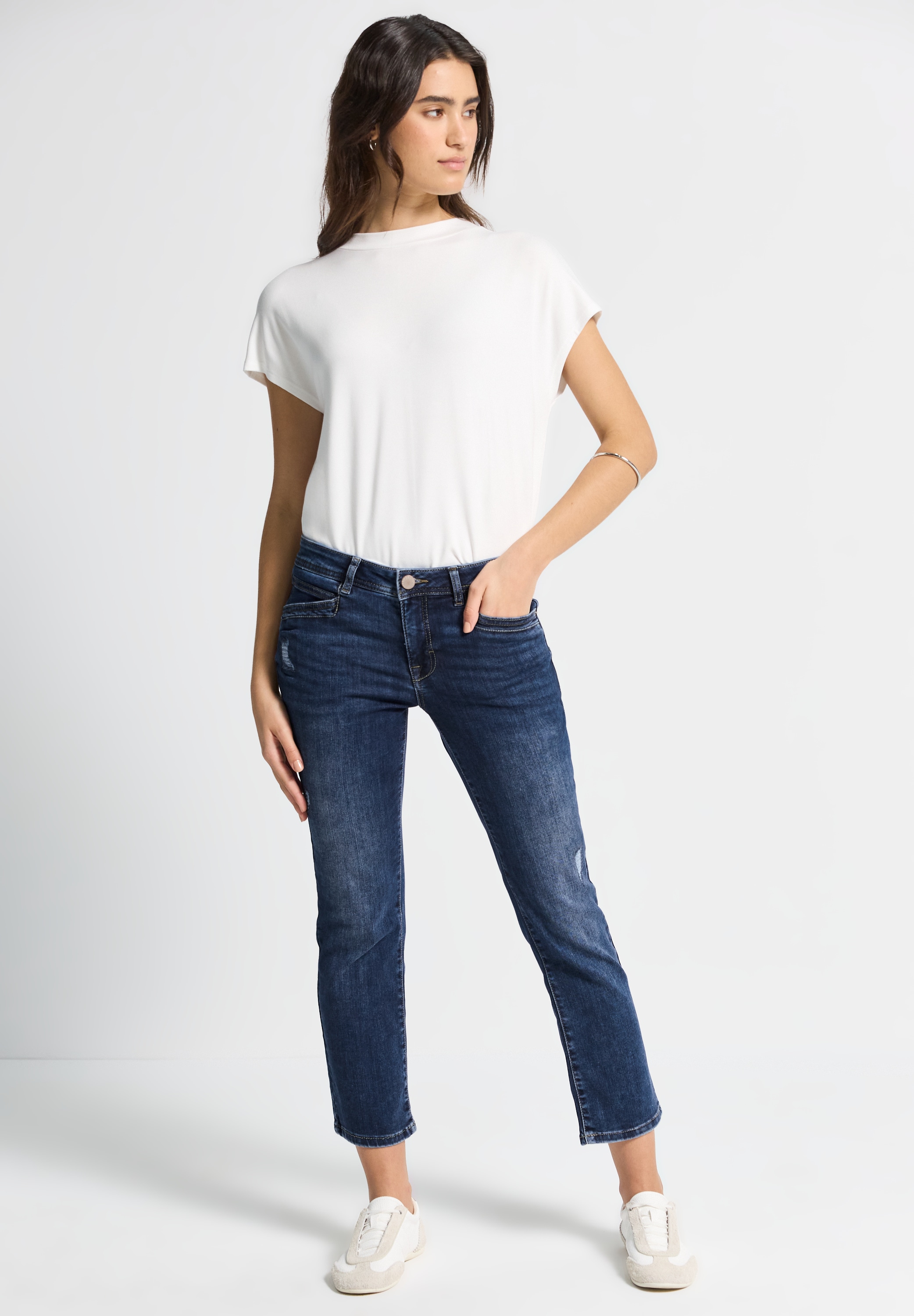 STREET ONE STUDIO Slim-fit-Jeans, Middle Waist