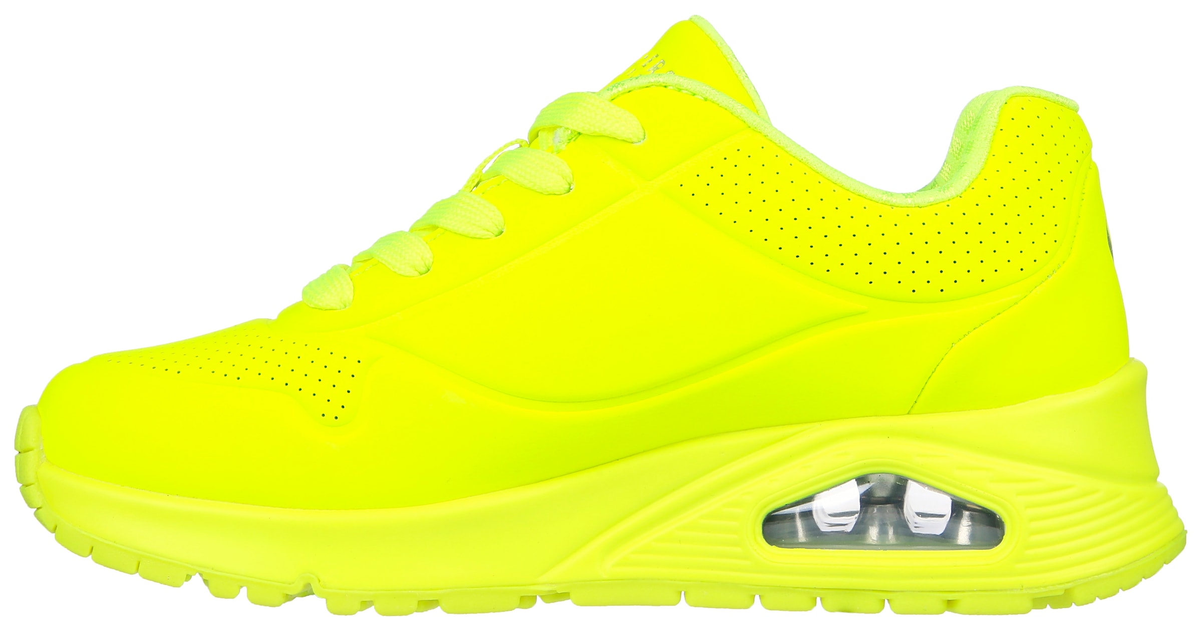 Skechers Kids Plateausneaker »UNO GEN1 - NEON GLOW«, Keilsneaker, Schnürschuh, Sneaker mit Neon Glow