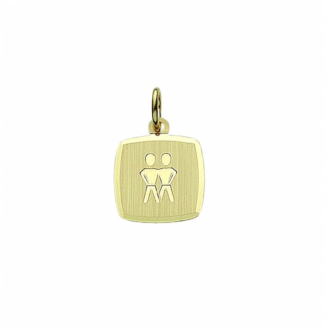 Adelia´s Kette mit Anhänger »333 Gold Sternzeichen Anhänger Zwilling«,  Schmuckset - Set mit Halskette | BAUR