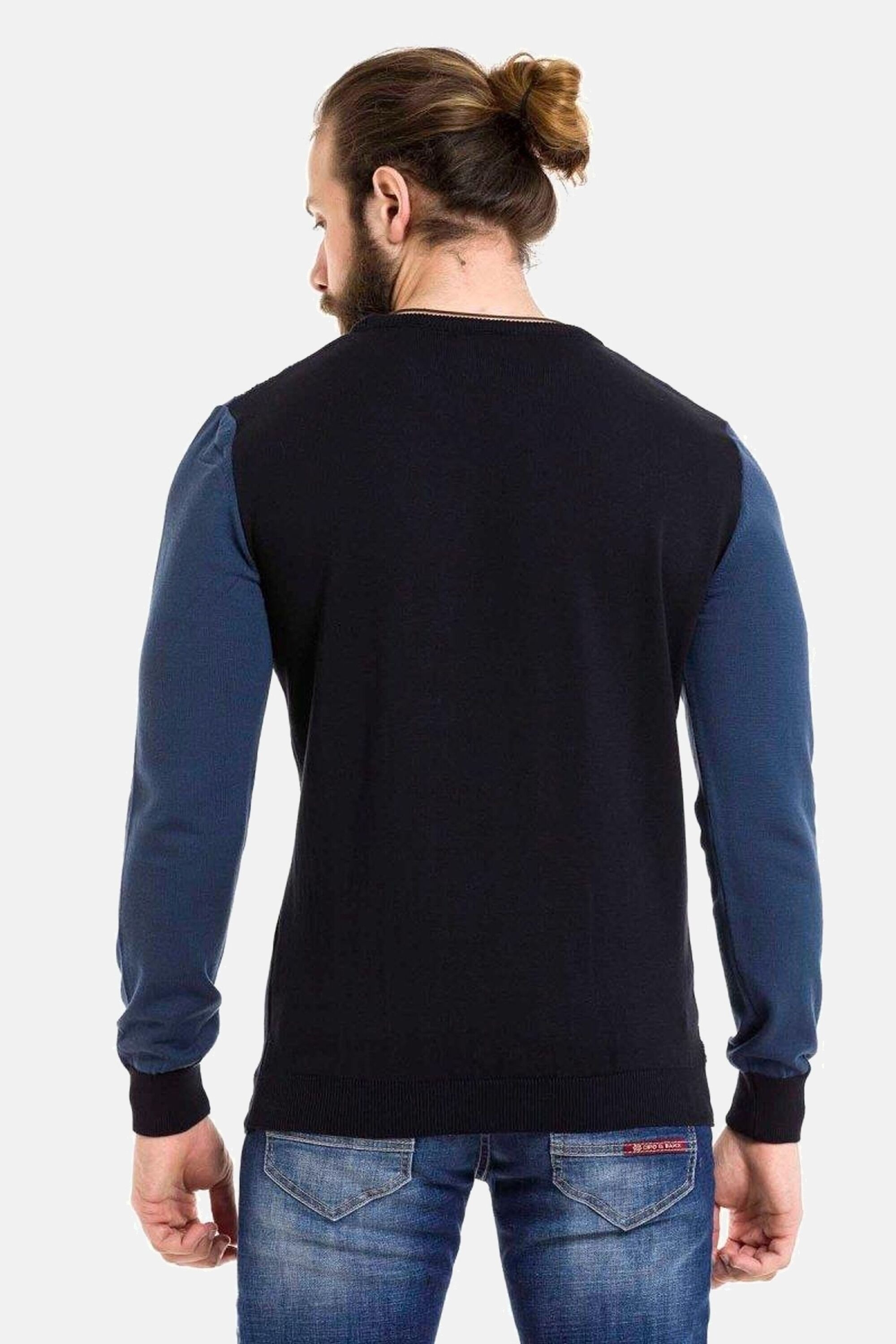Cipo & Baxx Rundhalspullover "Pullover", (1 tlg.), im modernen Look, CP263 günstig online kaufen