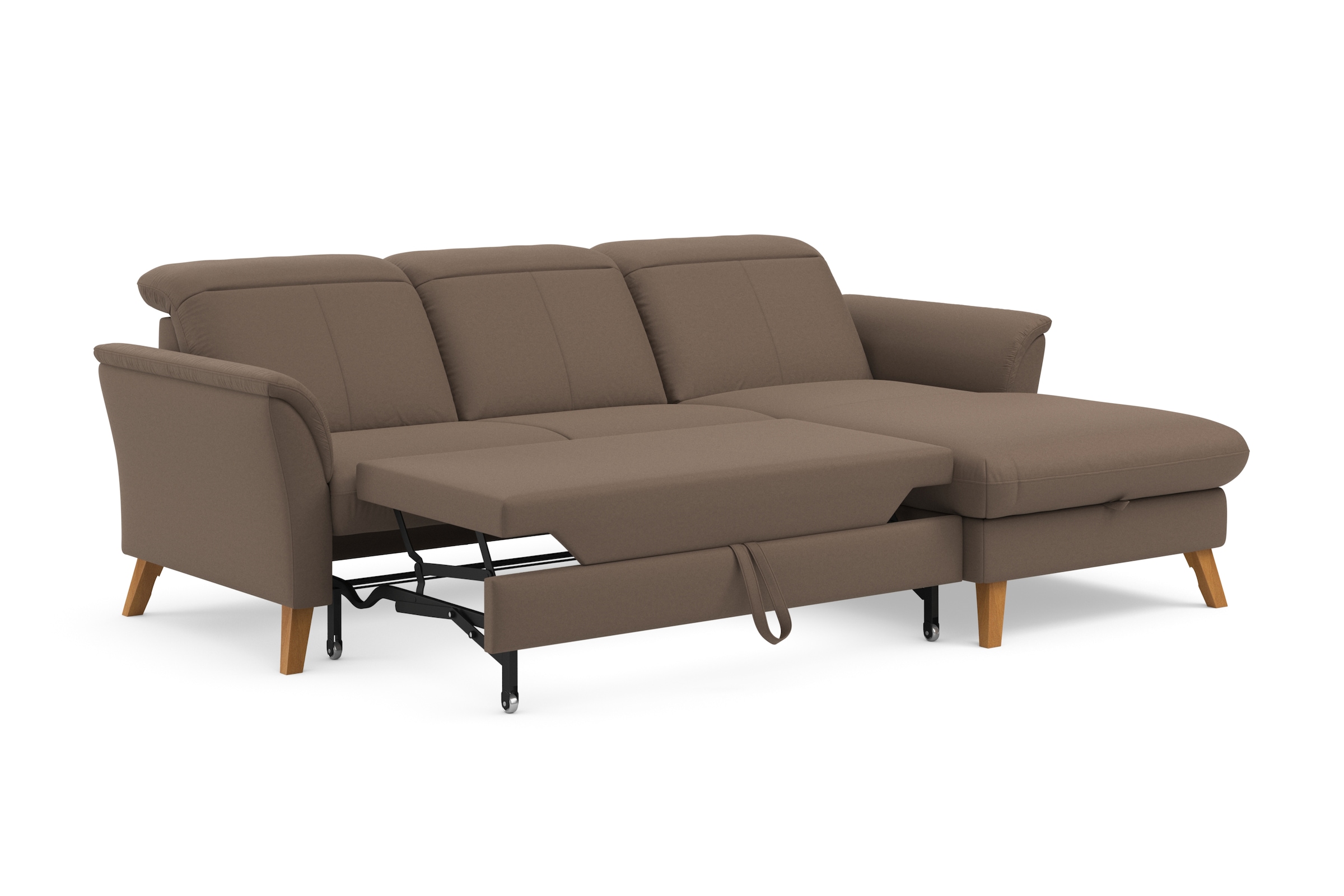 sit&more Ecksofa »Romero L-Form«, wahlweise mit oder ohne Relax-Funktion, Bettfunktion, Bettkasten