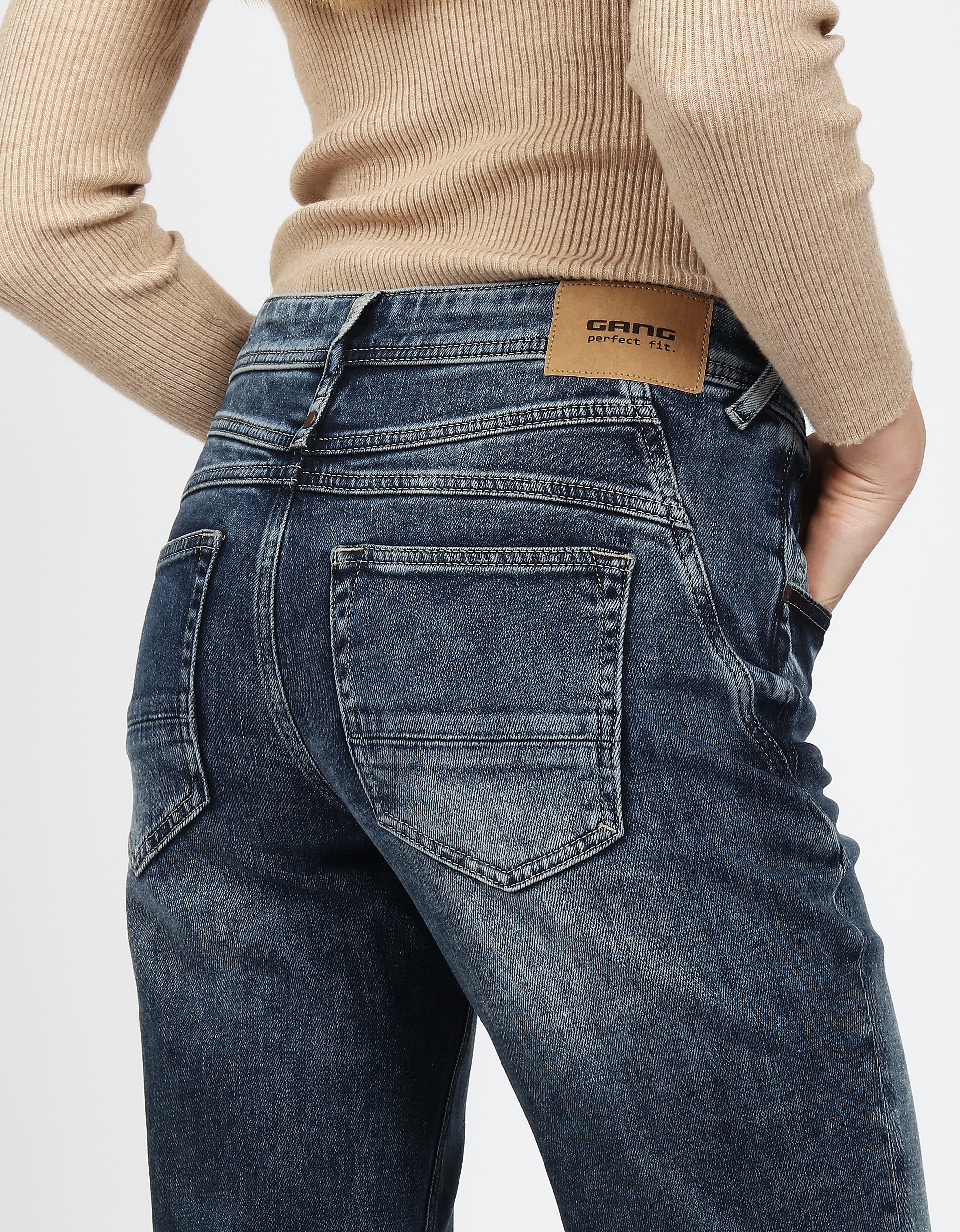 Thumbnail - GANG 5-Pocket-Jeans "94ADELA", im Relaxed Fit