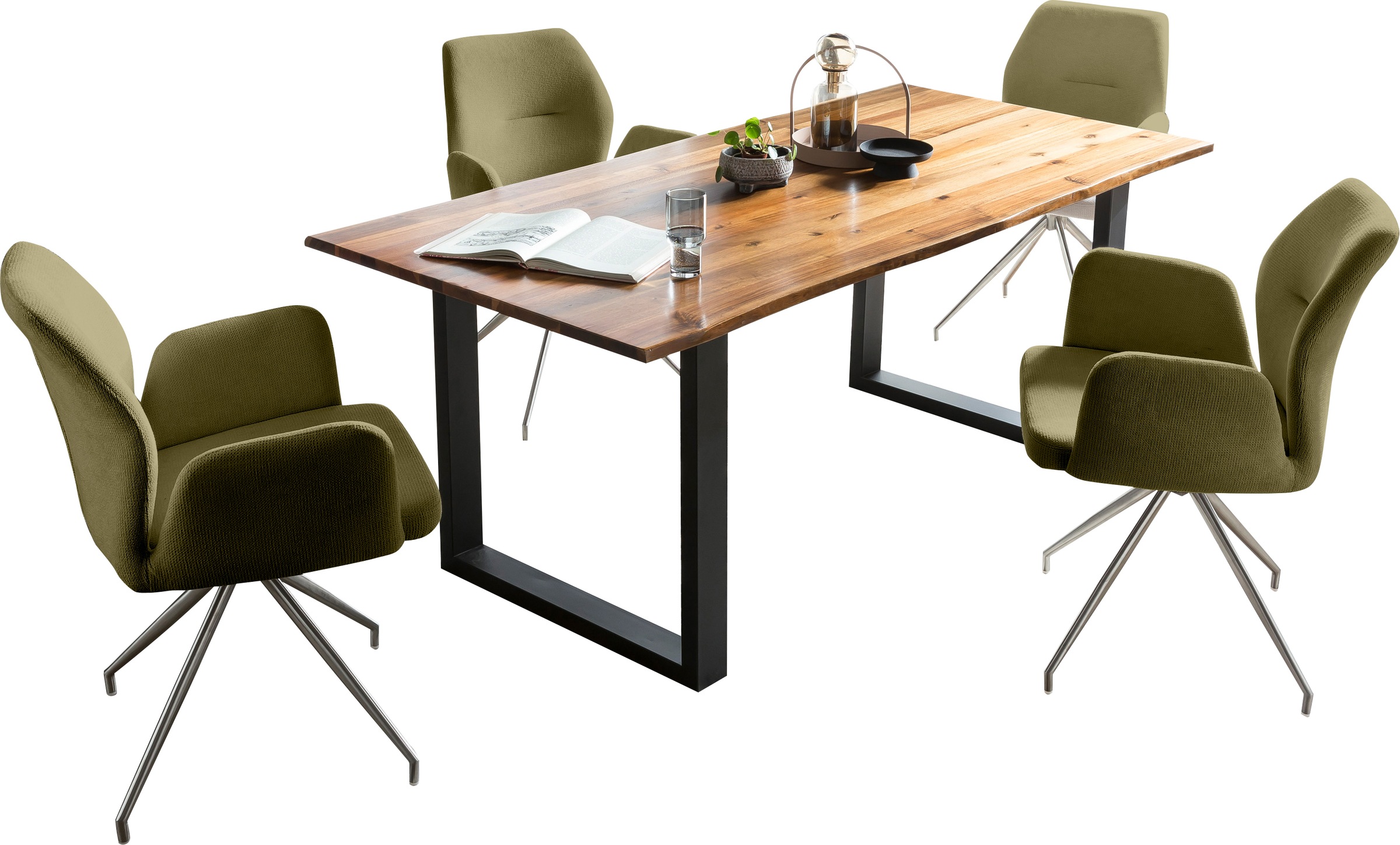 SalesFever Essgruppe "Stilvolle Tischgruppe" Set, 5 Stk. tlg. 5-teiliges Se günstig online kaufen