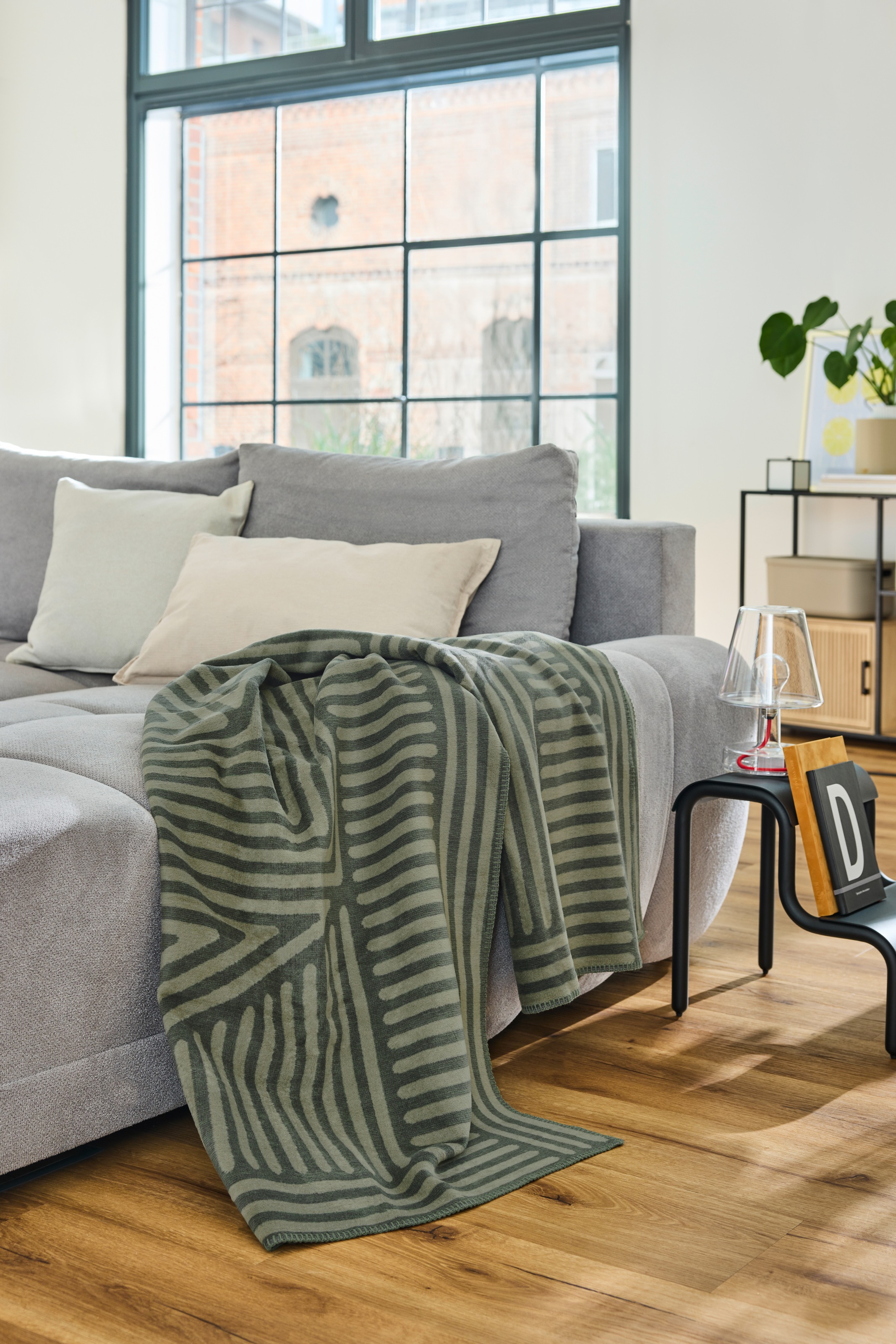 IBENA Wohndecke »Lodi« Geometrischer Statement-Look für starke Akzente im Wohnraum