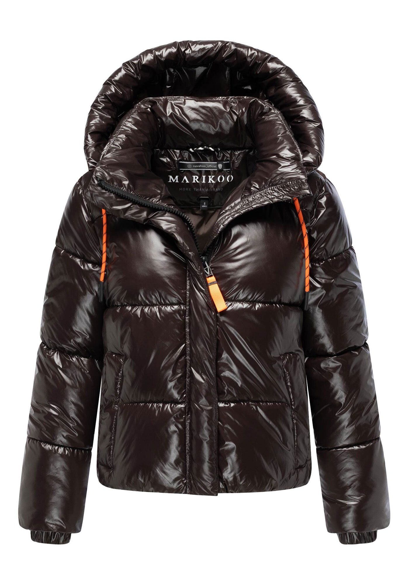 Marikoo Winterjacke »Skyraa«, Leicht glänzendes Obermaterial mit moderner Steppung