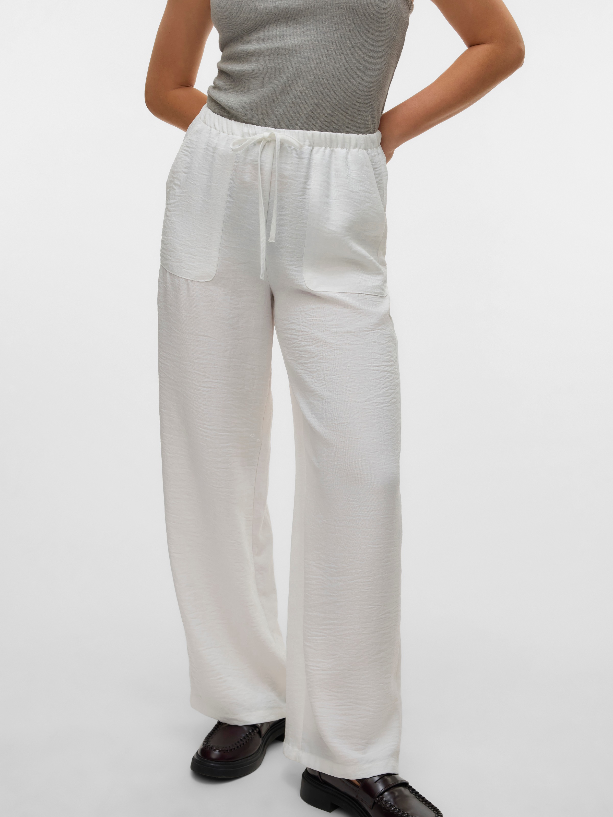 Vero Moda Schlupfhose »VMMELANEY HW LOOSE PANT WVN GA NOOS«, Sommerhose