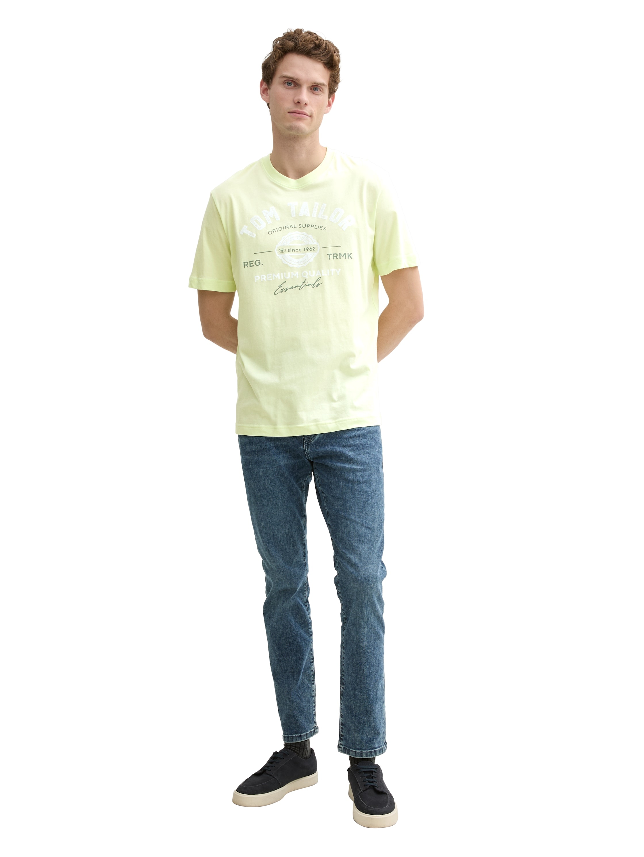 TOM TAILOR T-Shirt, mit großem Logofrontprint
