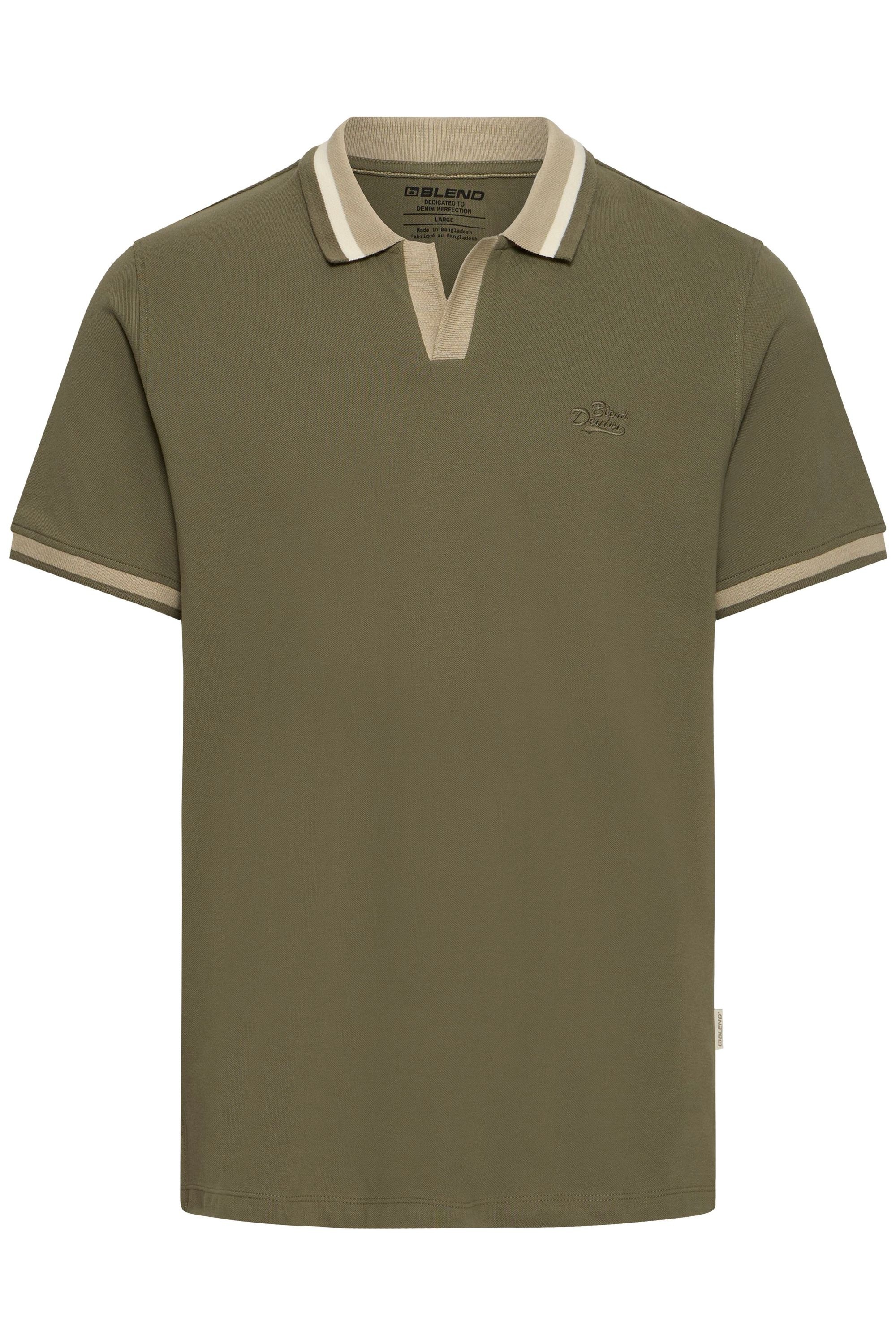 Blend Poloshirt "BHEvo" Kurzärmliges Poloshirt mit kontrastfarbener Kante günstig online kaufen