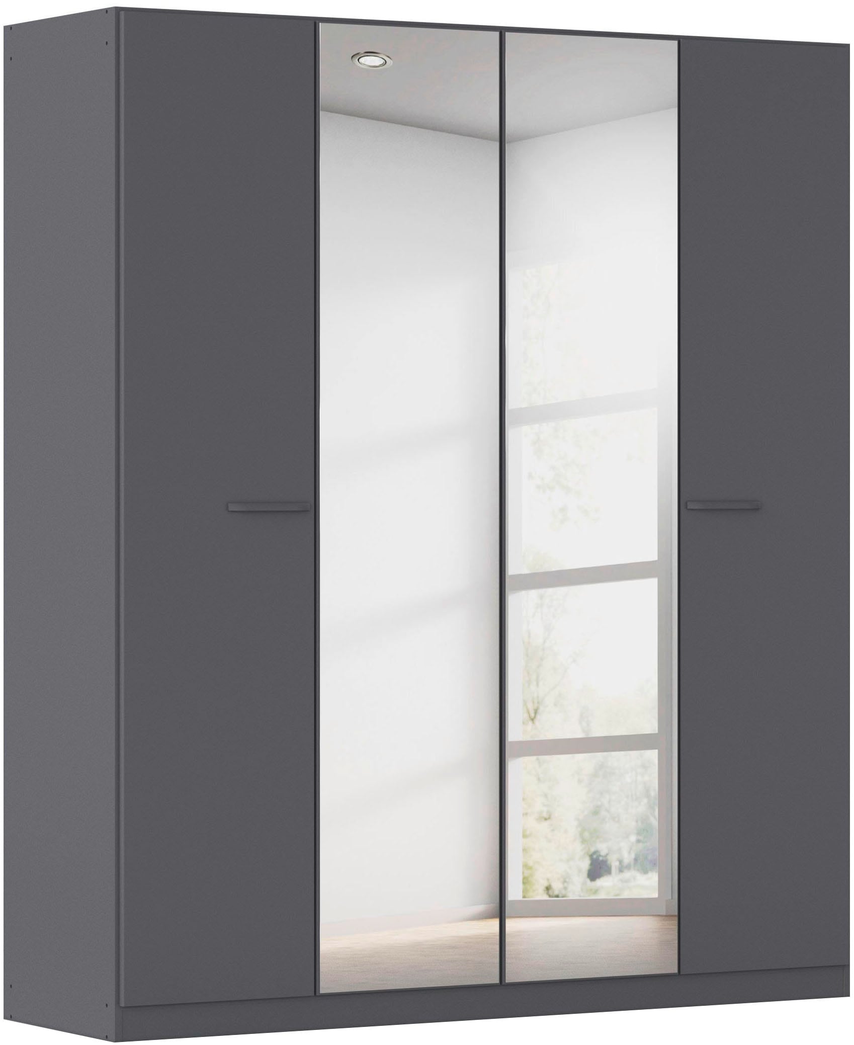 OTTO home Kleiderschrank "Mehrzweckschrank Aktenschrank Möbel Mietswohnung Schlafzimmer OTELI" erhältlich in Breiten 91-360 cm, ab Breite 136cm inkl. Innenschubladen, mit zusätzlichen Einlegeböden, optional mit Spiegel MADE IN GERMANY