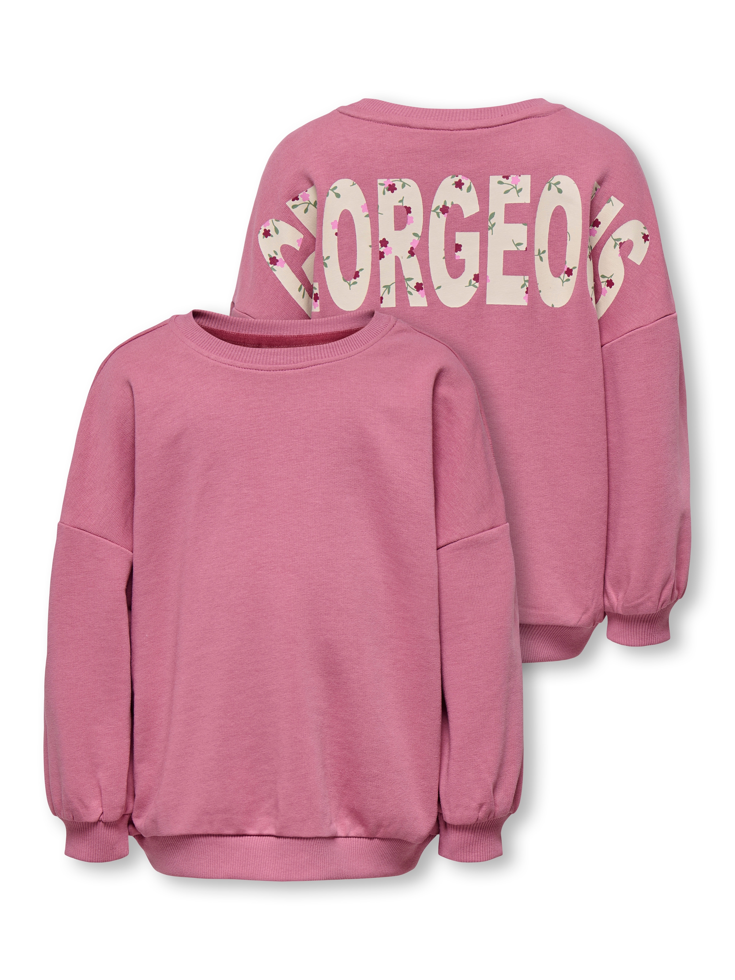 KIDS ONLY Sweatshirt "KMGGEORGIA LIFE LS PRINT UB SWT NOOS"