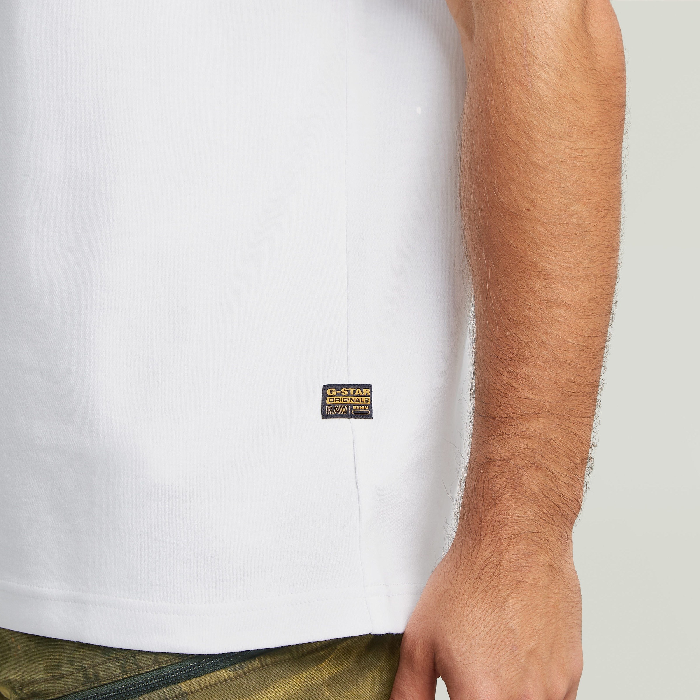 G-STAR T-Shirt »Script«, mit Rundhals, aus Baumwolle