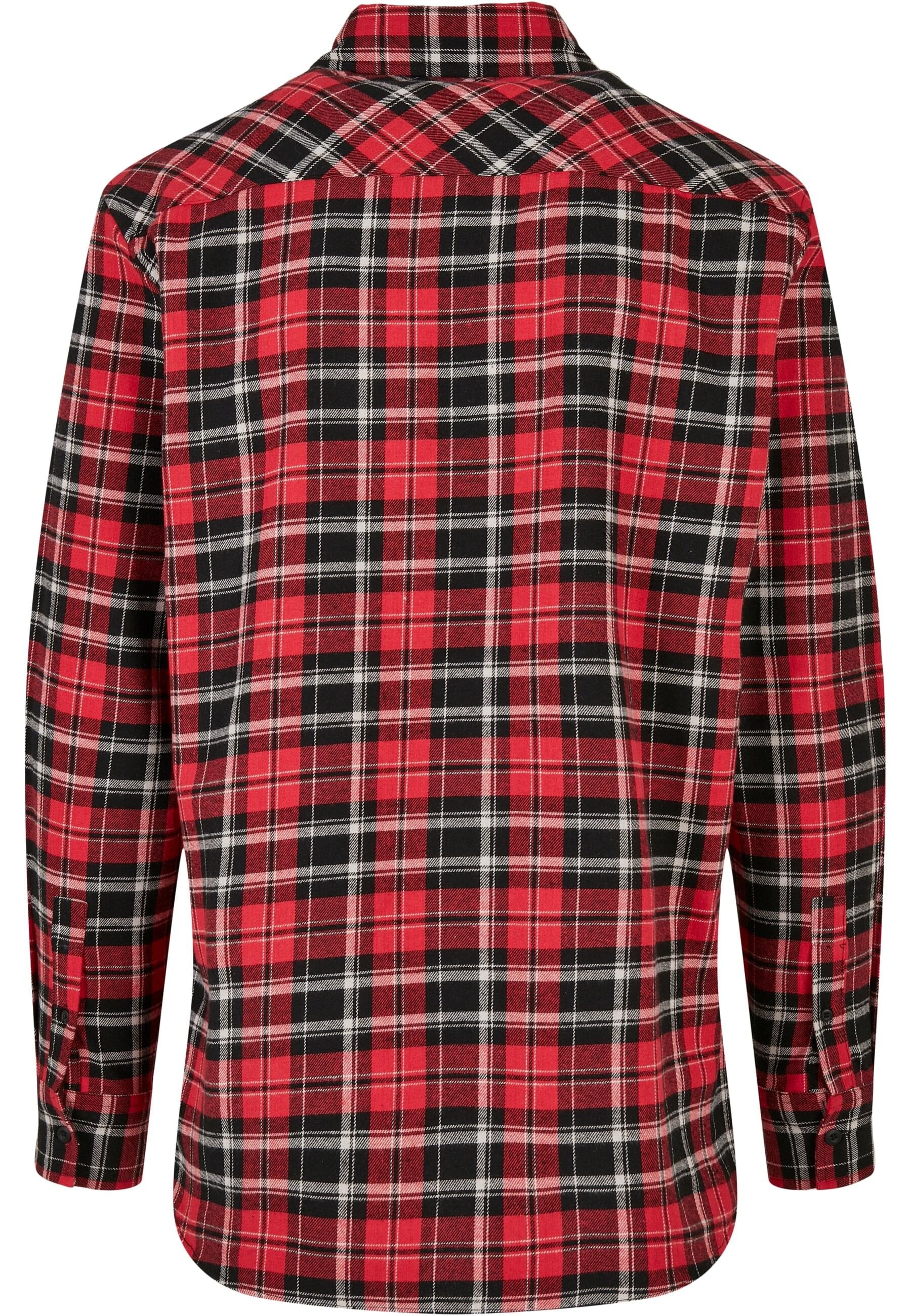 URBAN CLASSICS Langarmhemd »Urban Classics Herren Checked Roots Shirt«, (1 tlg.)