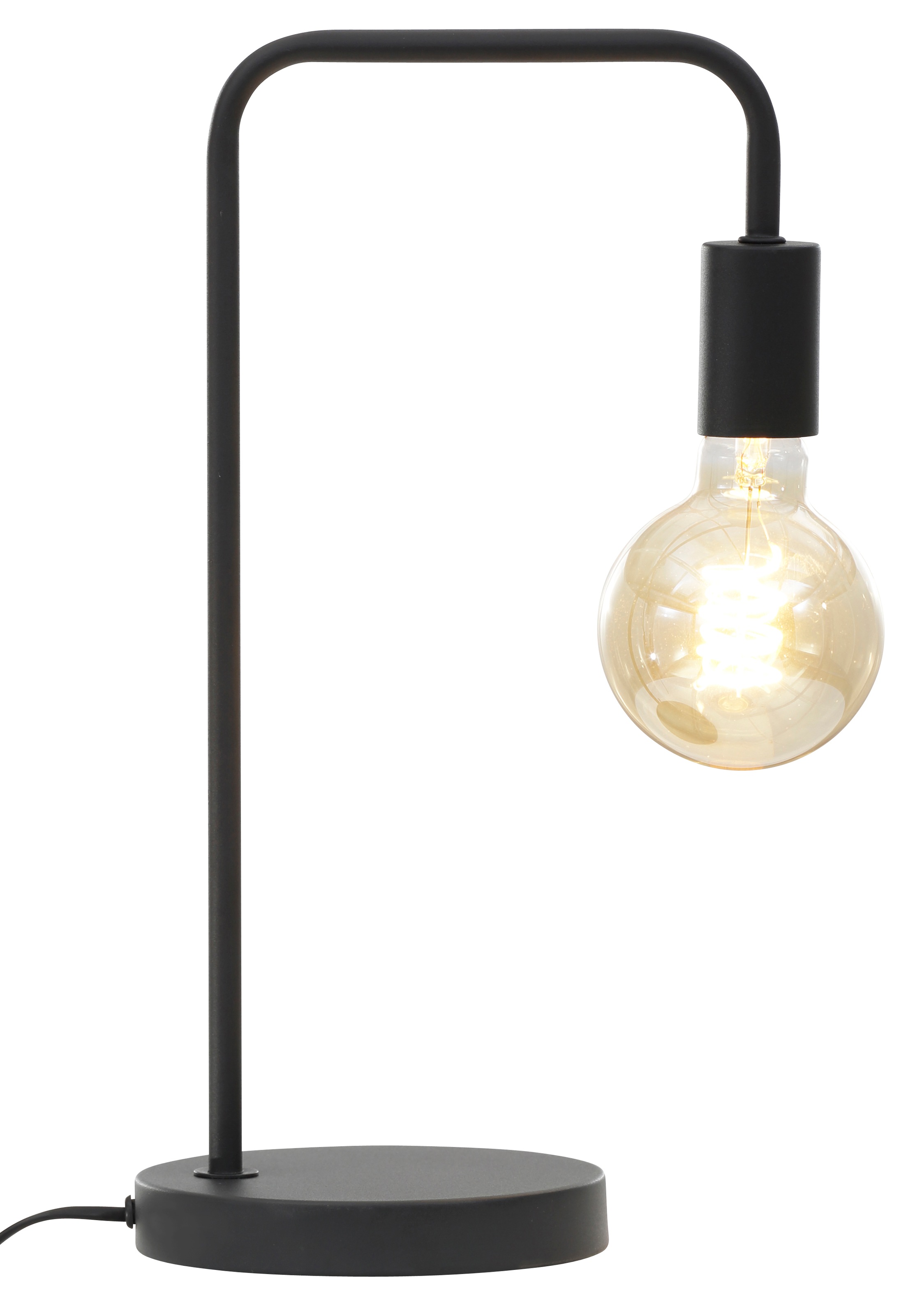 Leonique Tischleuchte »Jarla«, 1 flammig-flammig, Tischlampe mit  goldfarbenen/schwarzen Fassungen, Höhe 42 cm im Sale | BAUR | Tischlampen
