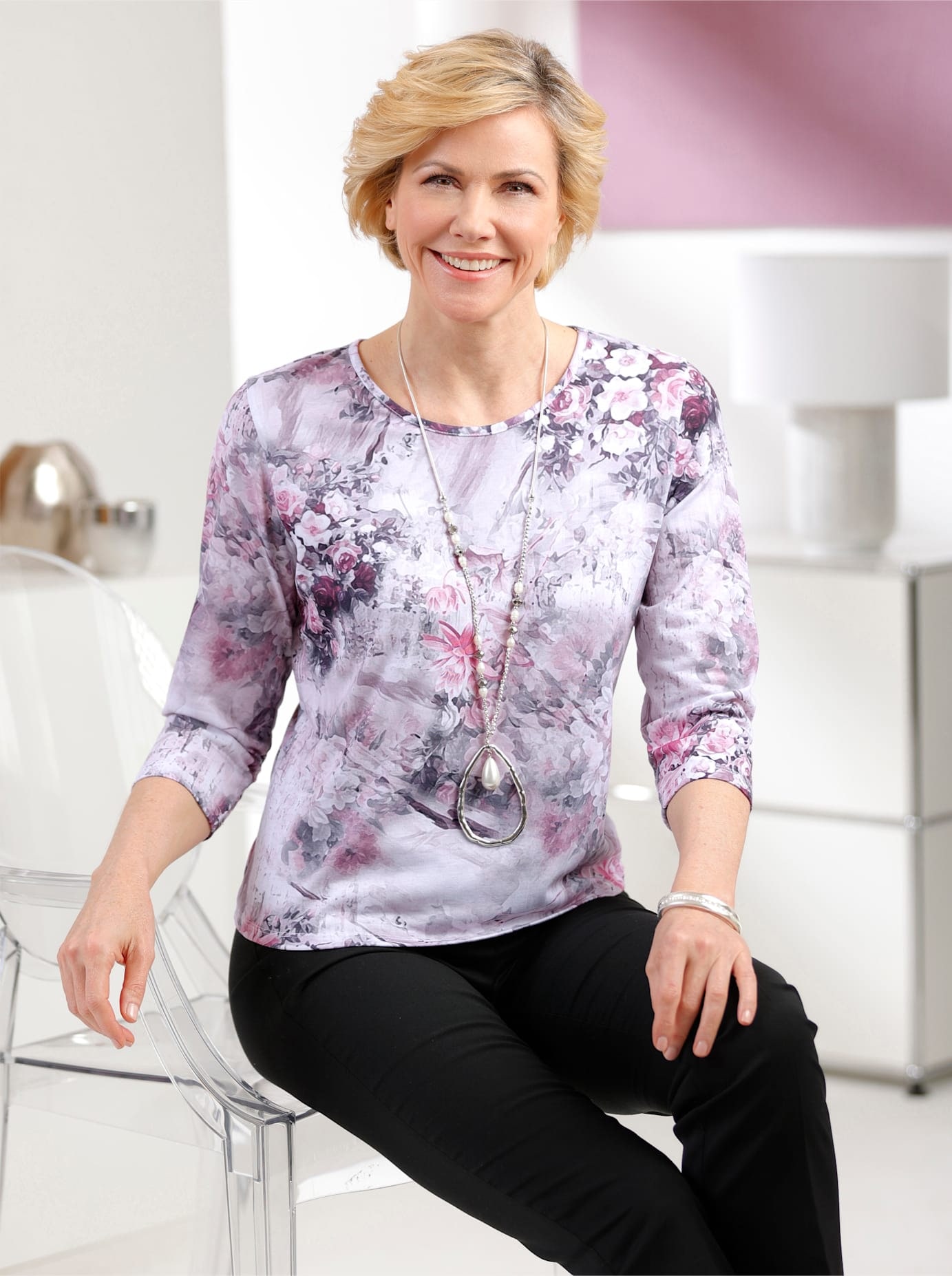 Classic 3/4-Arm-Shirt "Shirt" 1 Stk. tlg. günstig online kaufen