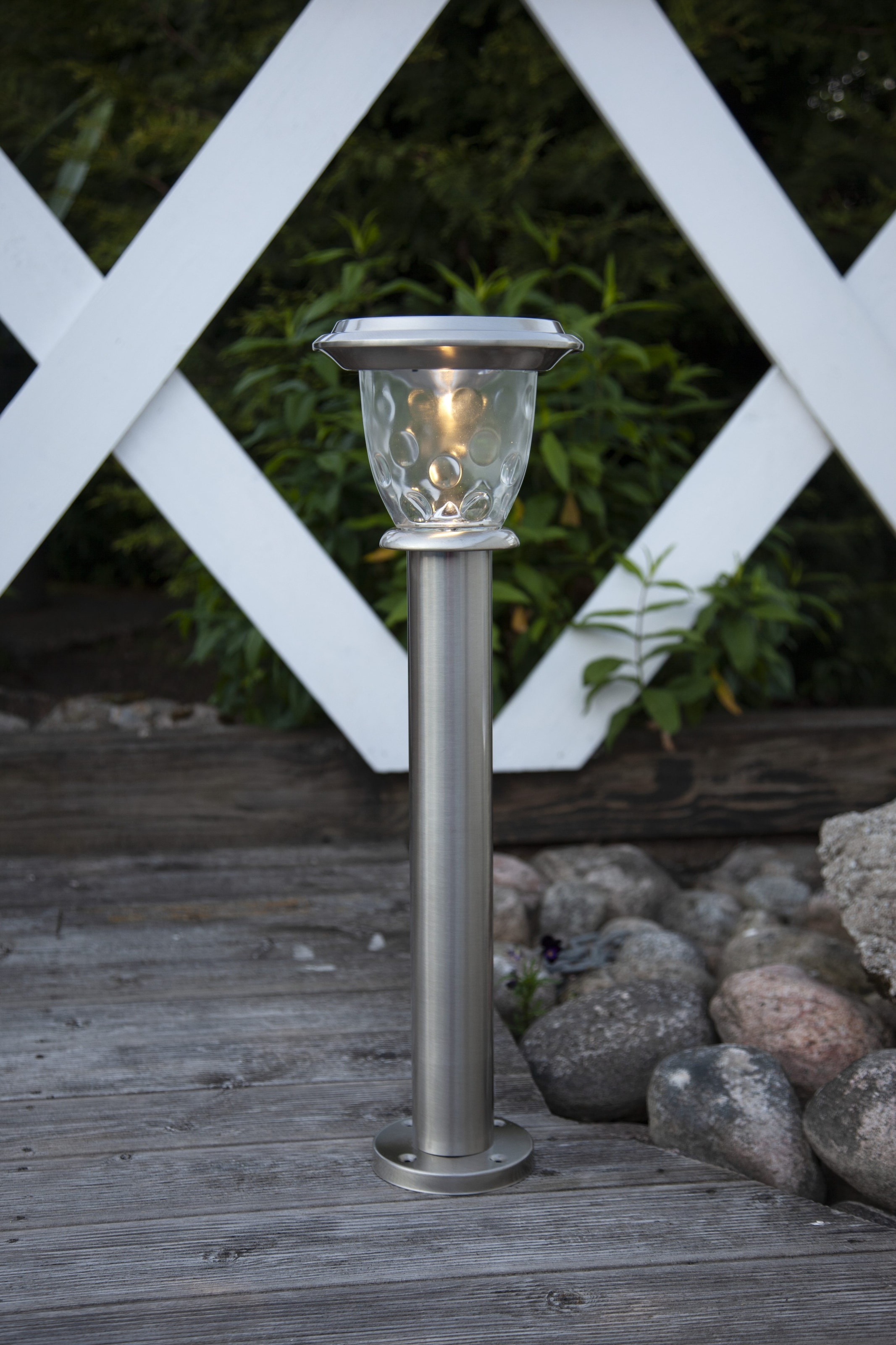 Parforce Traditional Hunting LED Solarleuchte »Solar-Wegleuchte Pireus« LED-Board 1 Stk. Warmweiß 20 lm, Dämmerungssensor