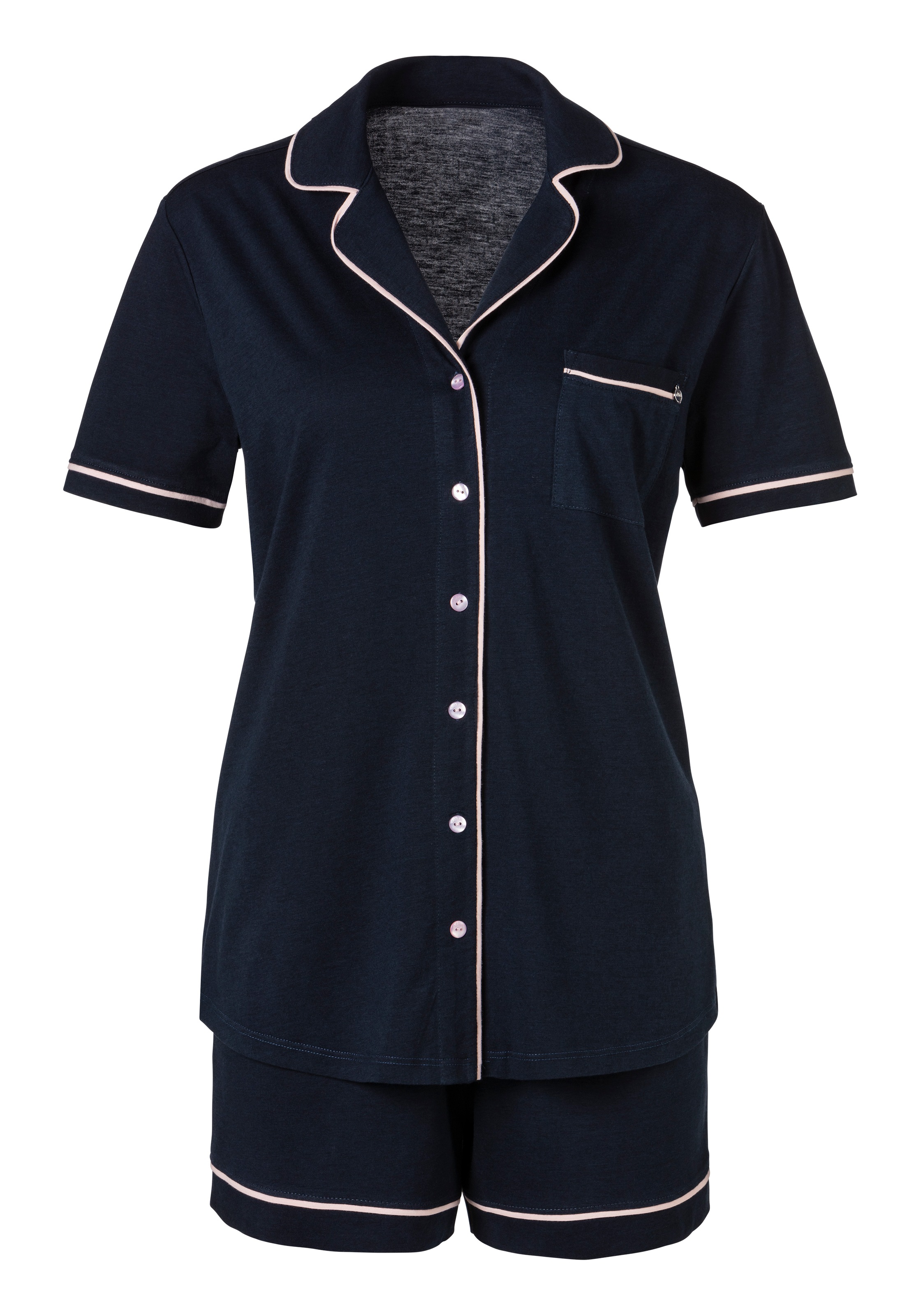 s.Oliver Shorty 2-teilig, 2 tlg. mit Knopfleiste und Brusttasche günstig online kaufen
