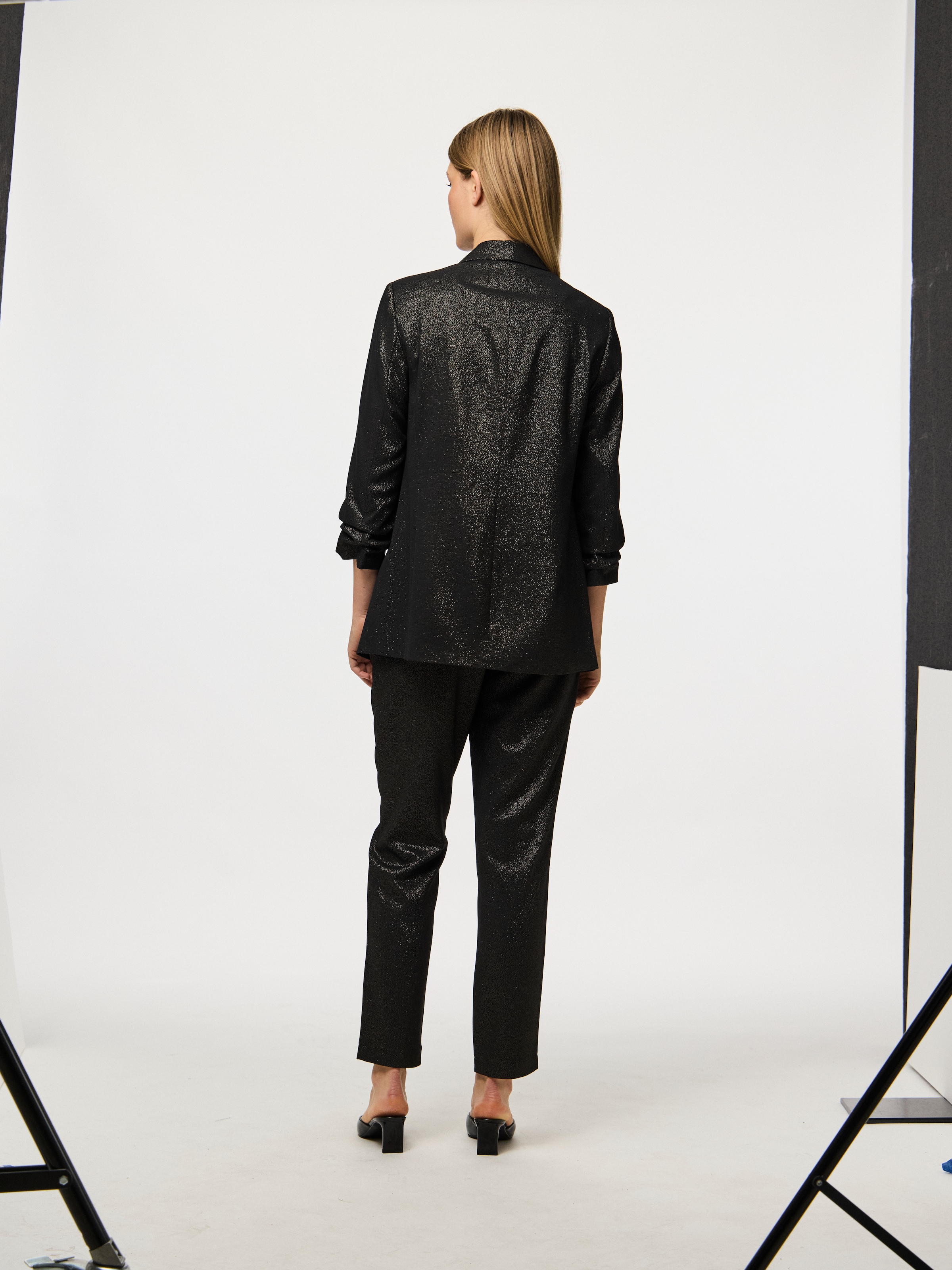 pieces Longblazer »PCBOSELLA 3/4 GLITTER BLAZER NOOS«