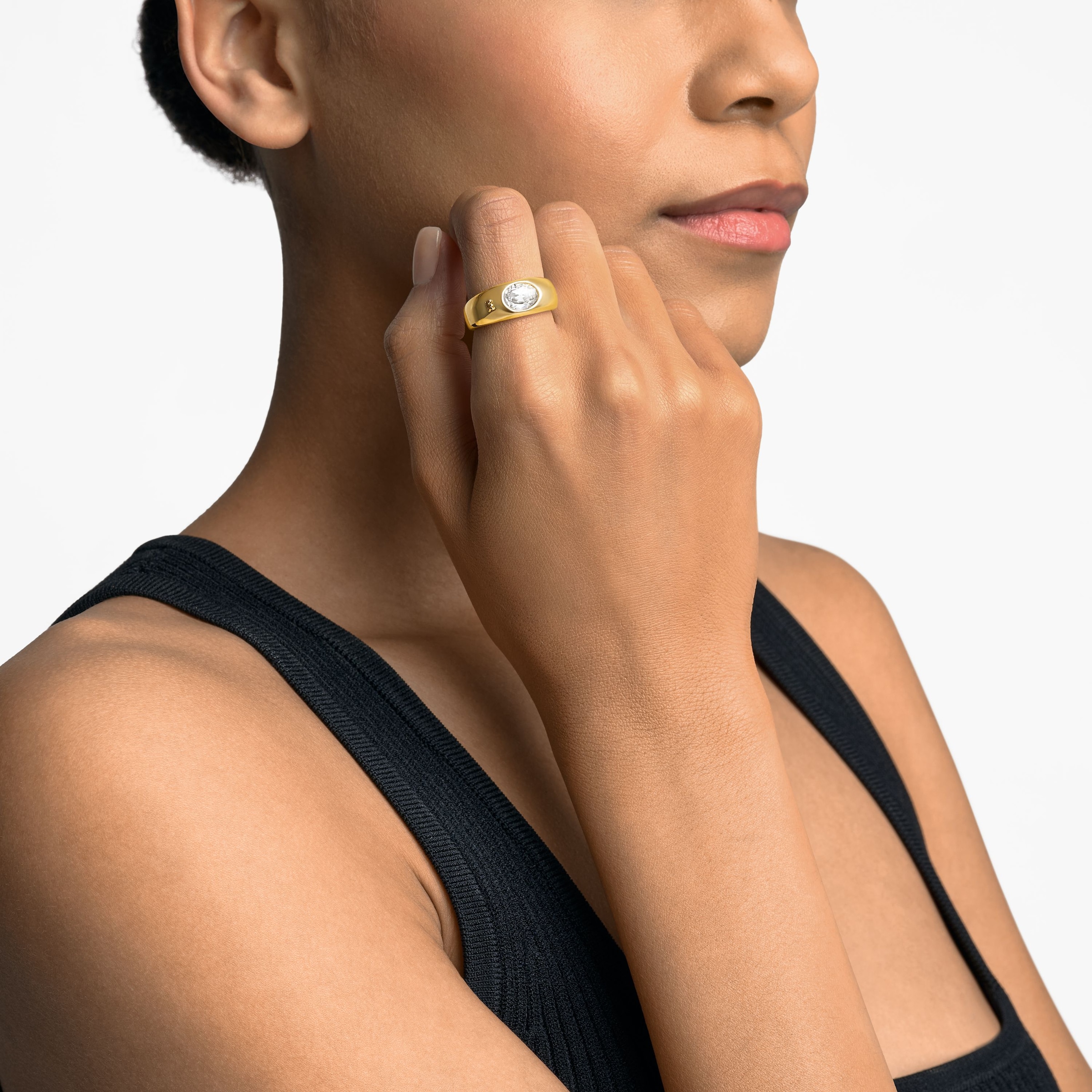 MICHAEL KORS Fingerring »Schmuck Geschenk Messing Ring PREMIUM, MKJ8482710«, mit Zirkonia (synth.)