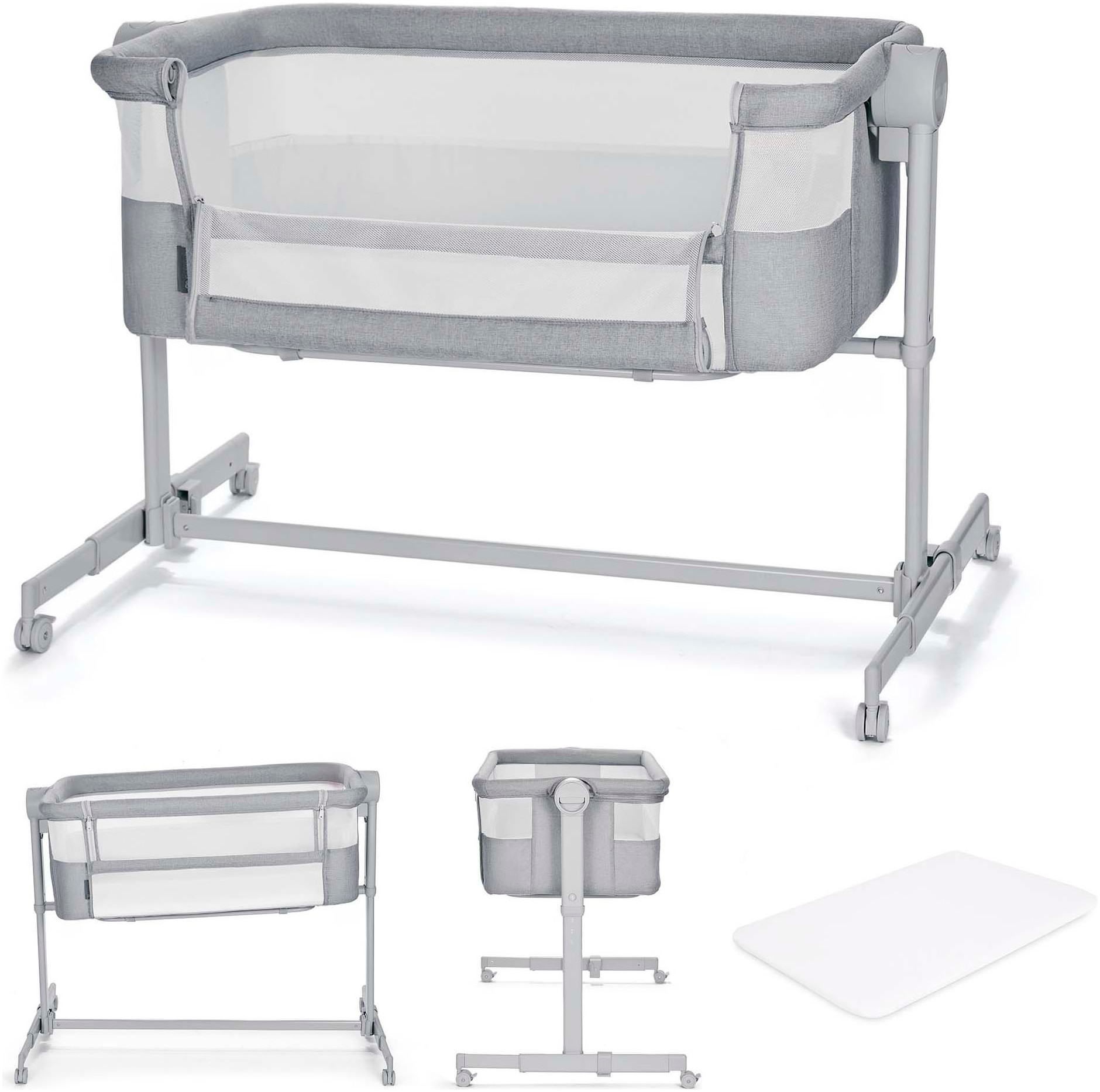 Kinderkraft Beistellbett "Neste Up 2" günstig online kaufen