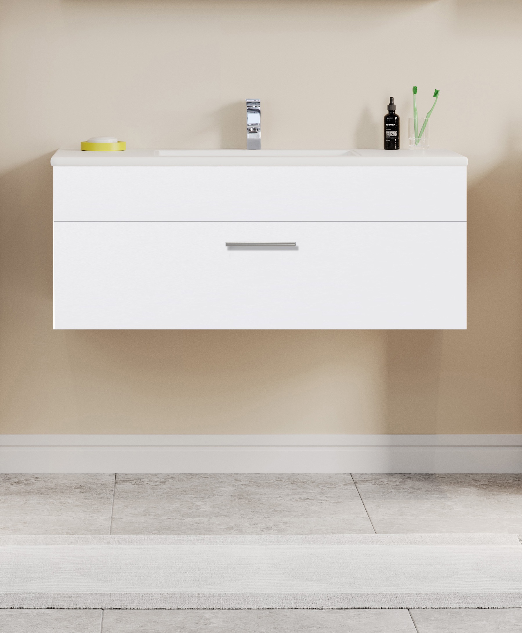 welltime Waschtisch "Trento Light mit Keramik-Auflagebecken", 1 feste Blend günstig online kaufen