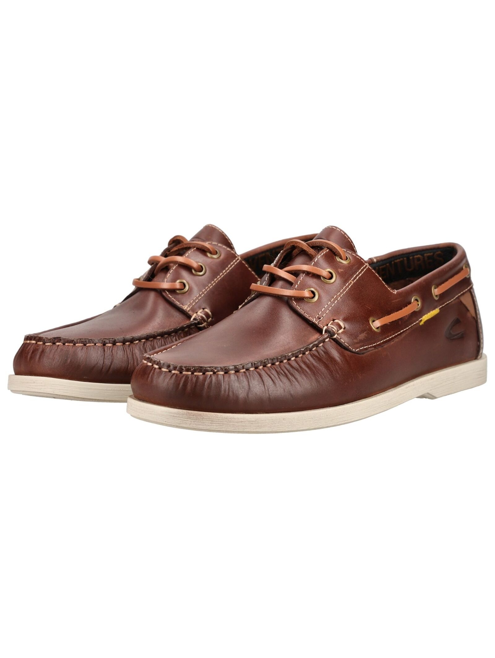 Bootsschuh CAMEL ACTIVE "camel active Halbschuhe Nubukleder", Herren, Gr. 42, braun, Nubukleder, Schuhe Bootsschuh 3