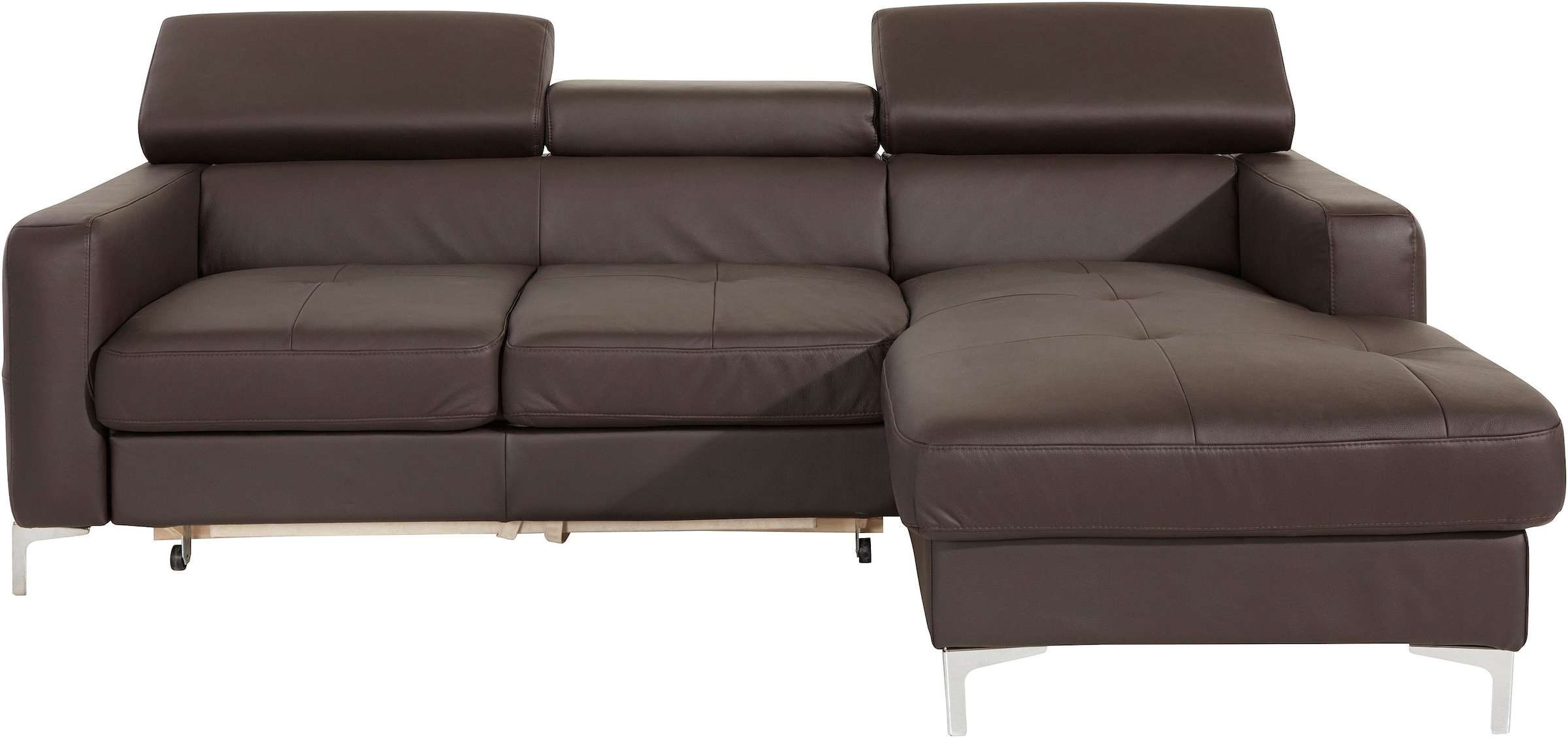 COTTA Ecksofa "Sammy L-Form" mit Kopfteilverstellung, wahlweise mit Schlaffunktion