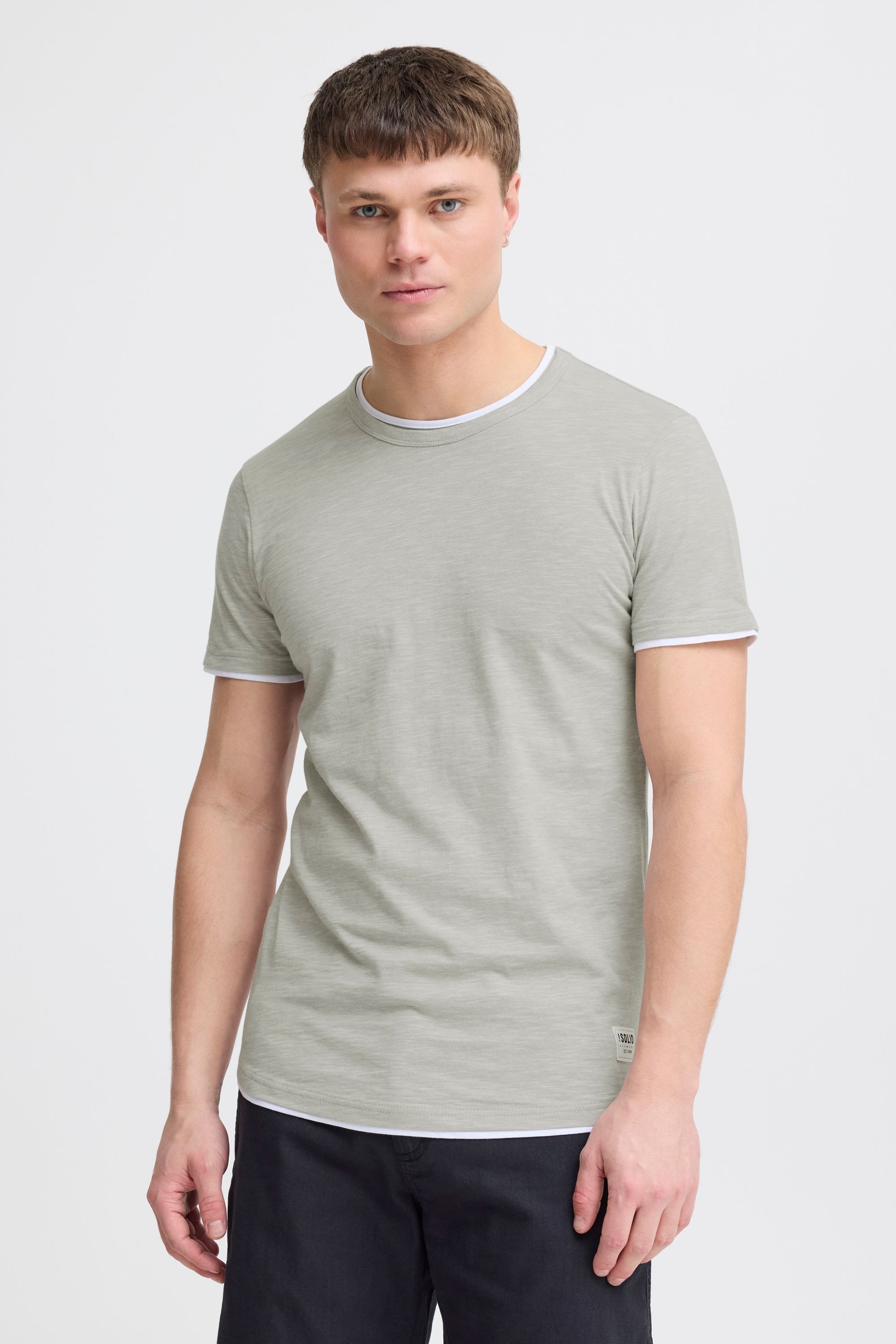 !Solid Rundhalsshirt »Rundhalsshirt SDRigos«
