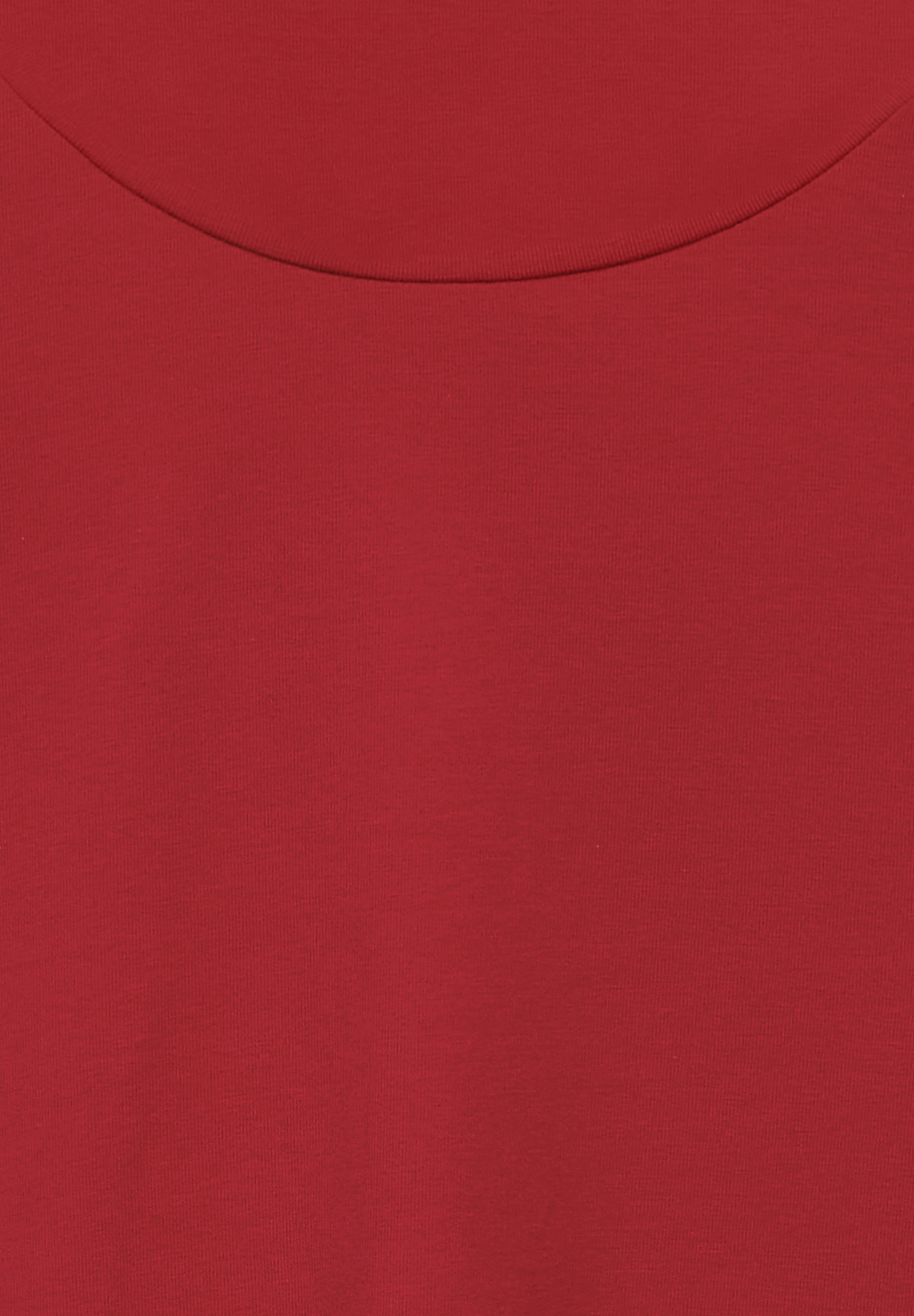 STREET ONE STUDIO Langarmshirt, aus Baumwolle mit Stretchante