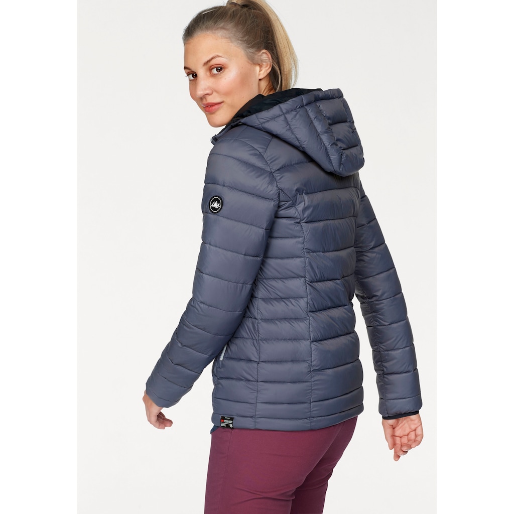 Polarino Steppjacke, mit Kapuze